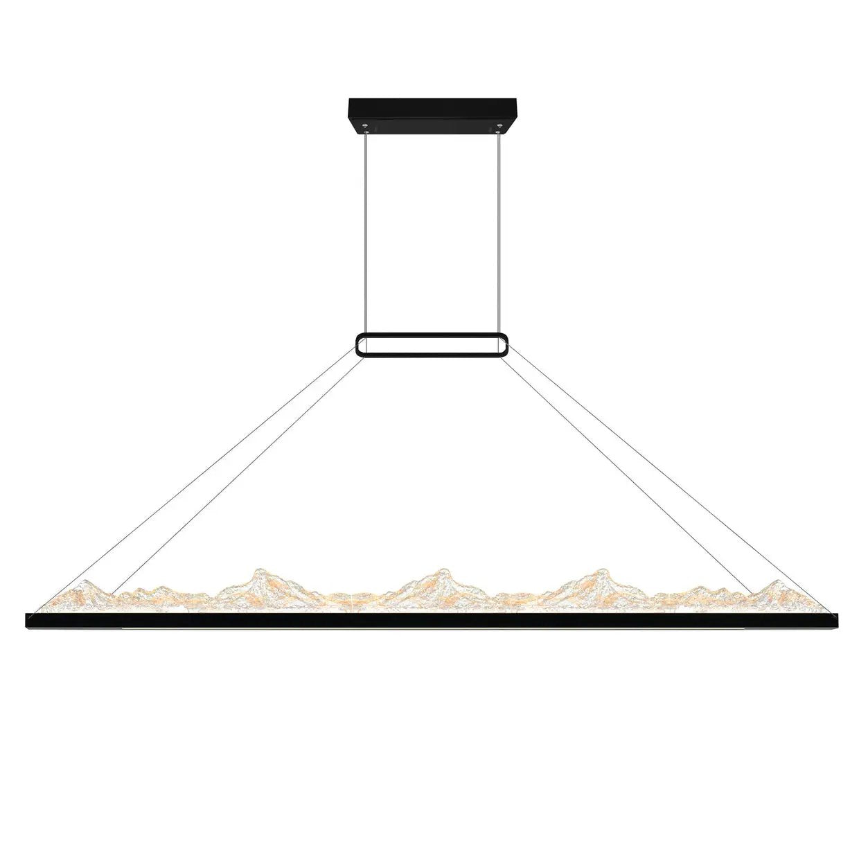 black chandelier