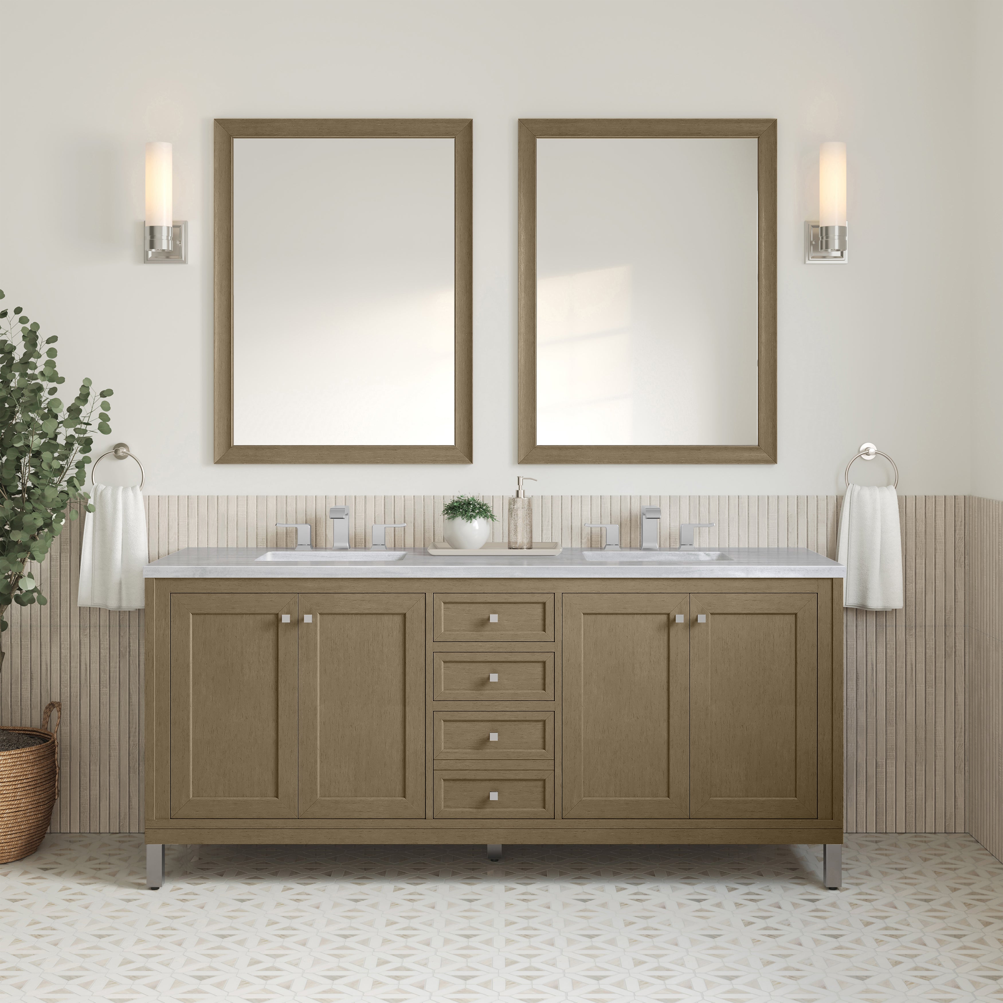 arctic fall solid surface top vanity