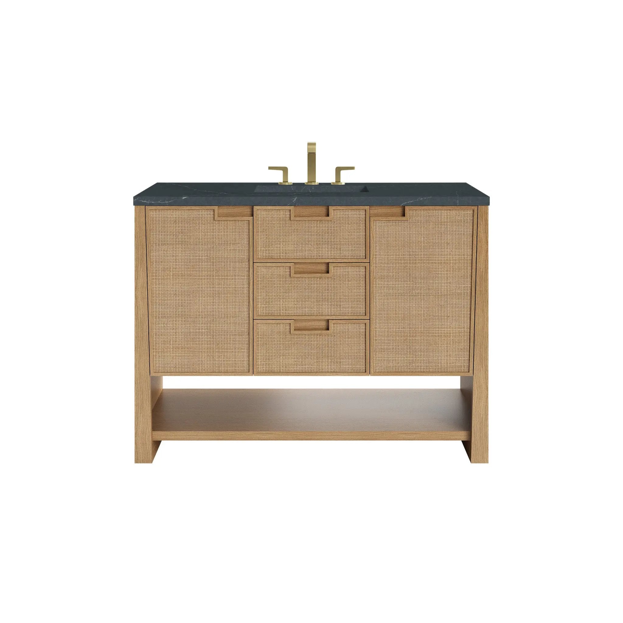 James Martin Solene 48" Single Vanity Set - Seaside Oak by James Martin Vanities