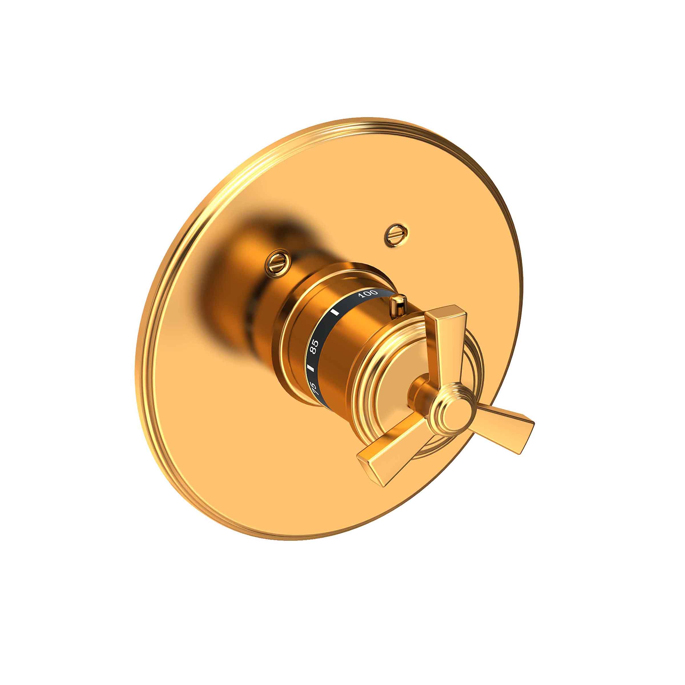 Newport Brass Miro 3/4" Round Thermostatic Trim Plate with Handle