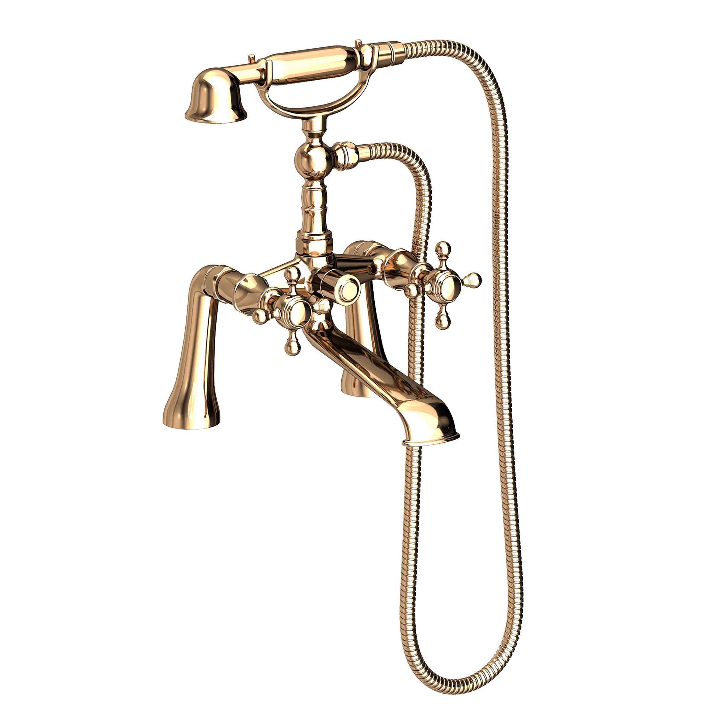 Newport Brass Victoria Exposed Tub & Hand Shower Set - Deck Mount