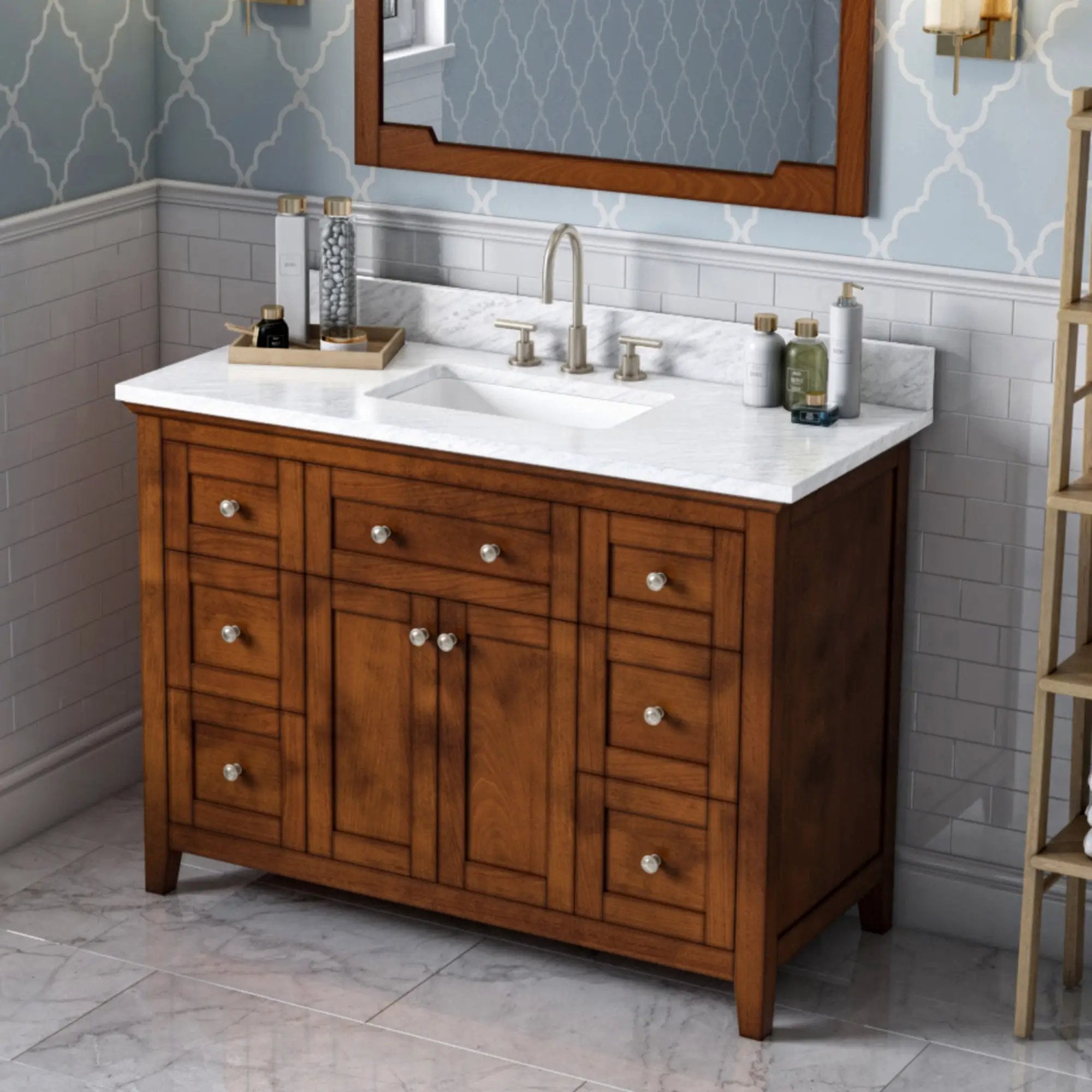 Jeffrey Alexander 48" Chatham Vanity Set by Jeffrey Alexander