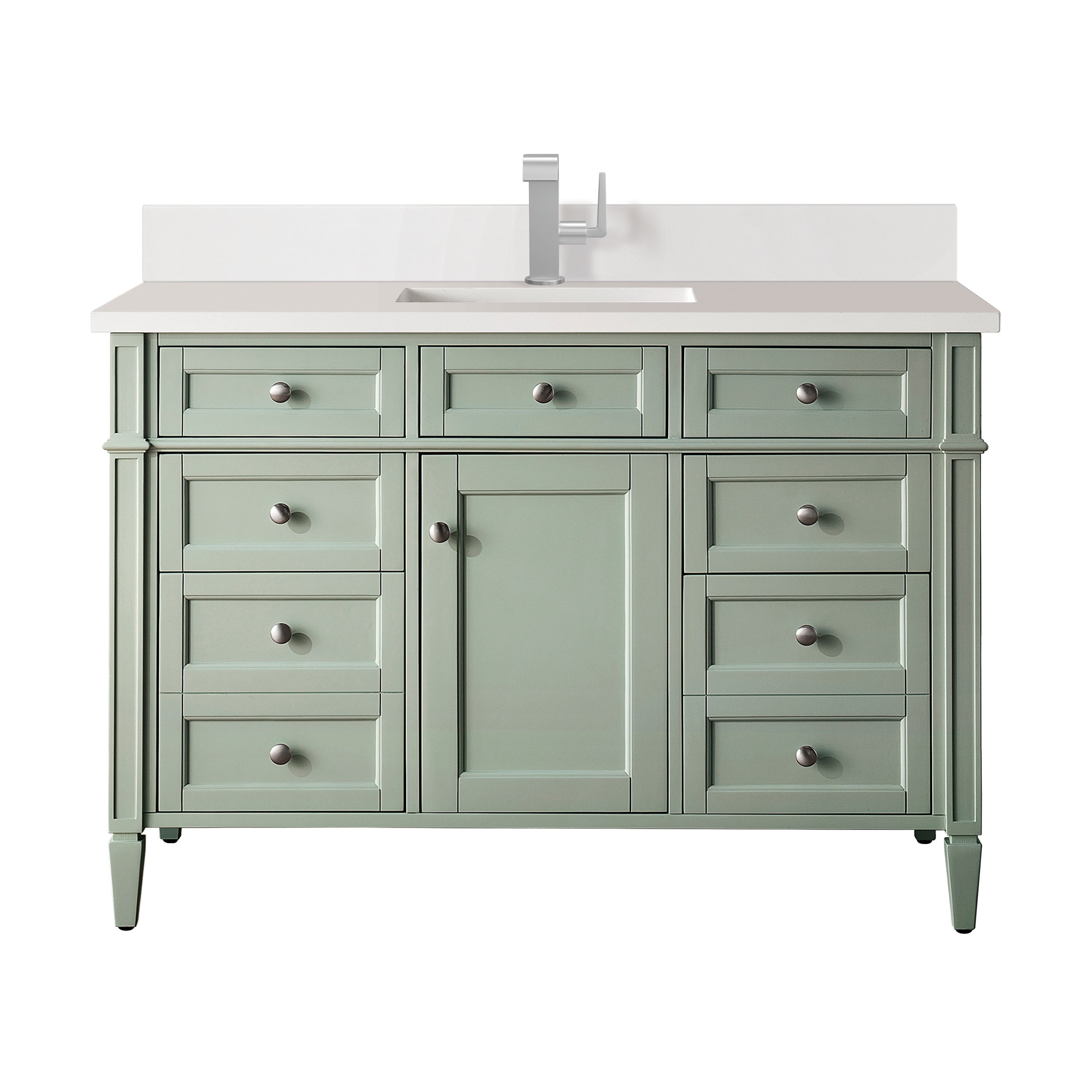 James Martin Vanities Brittany 48" Single Vanity - Sage Green