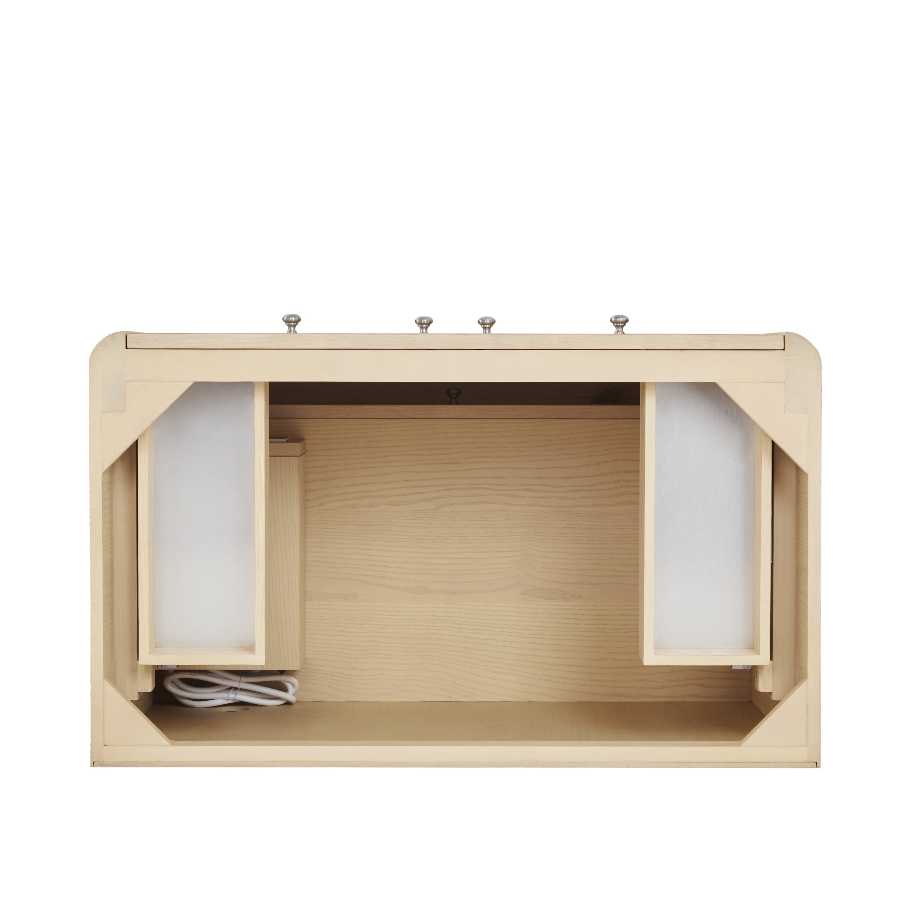 victorian silver quartz top Vanity