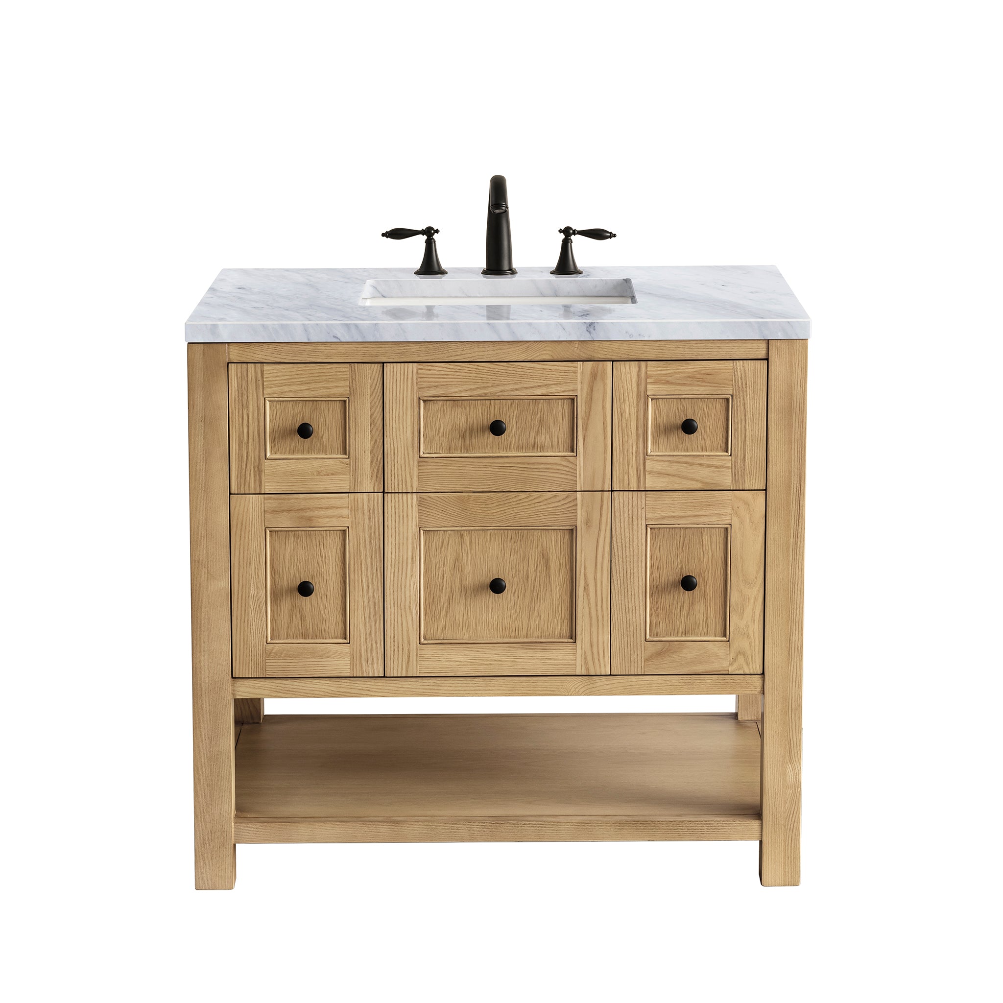 James Martin Vanities Breckenridge 36" Single Vanity - Light Natural Oak