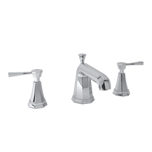 polished chrome bathroom faucet