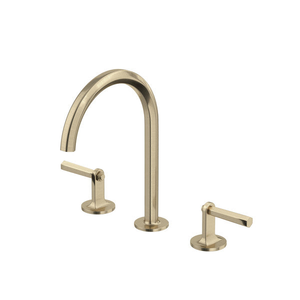 Rohl Modelle Widespread Lavatory Faucet with C-Spout