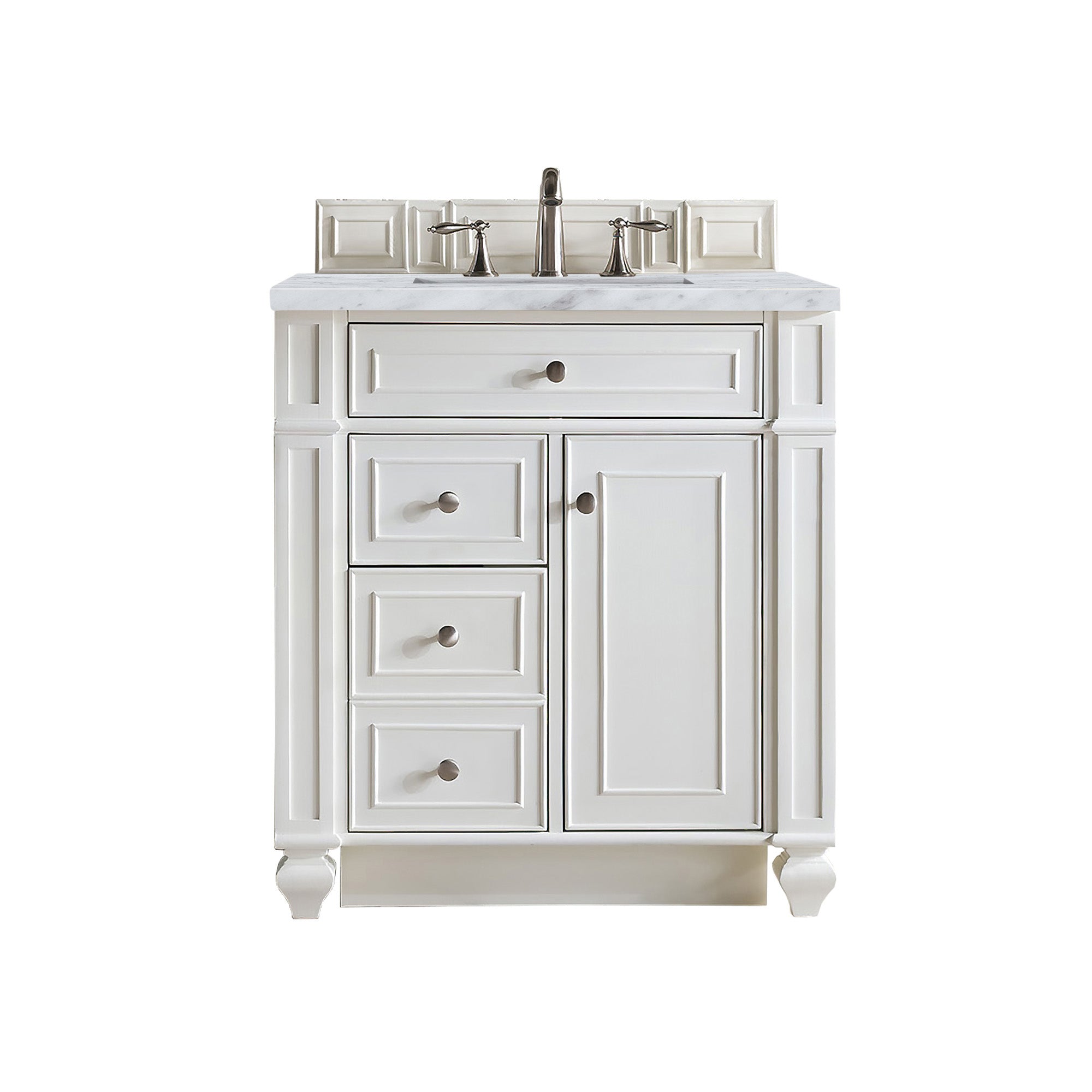 James Martin Vanities Bristol 30" Single Vanity - Bright White