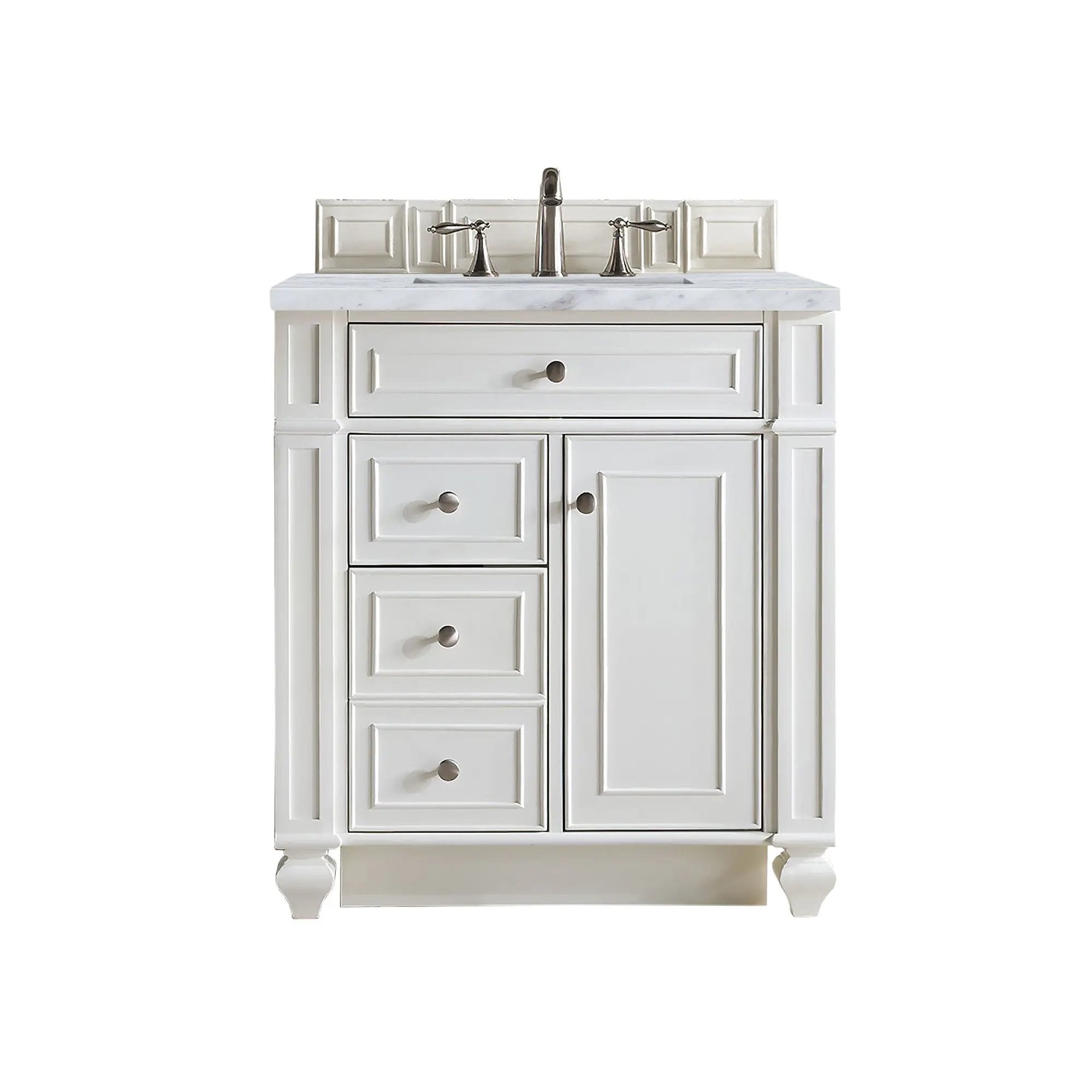 James Martin Bristol 30" Single Vanity Set - Bright White by James Martin Vanities