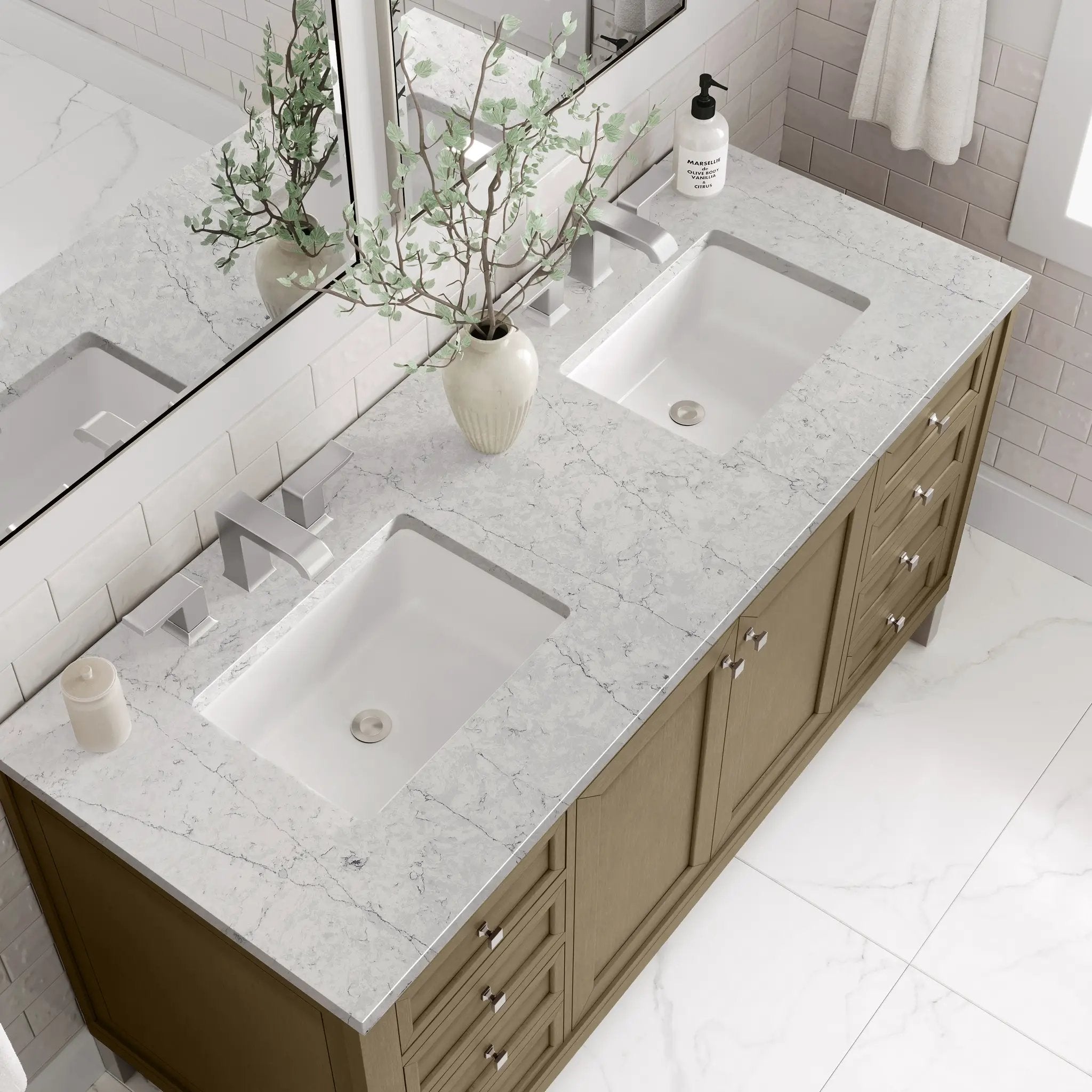walnut whisper vanity