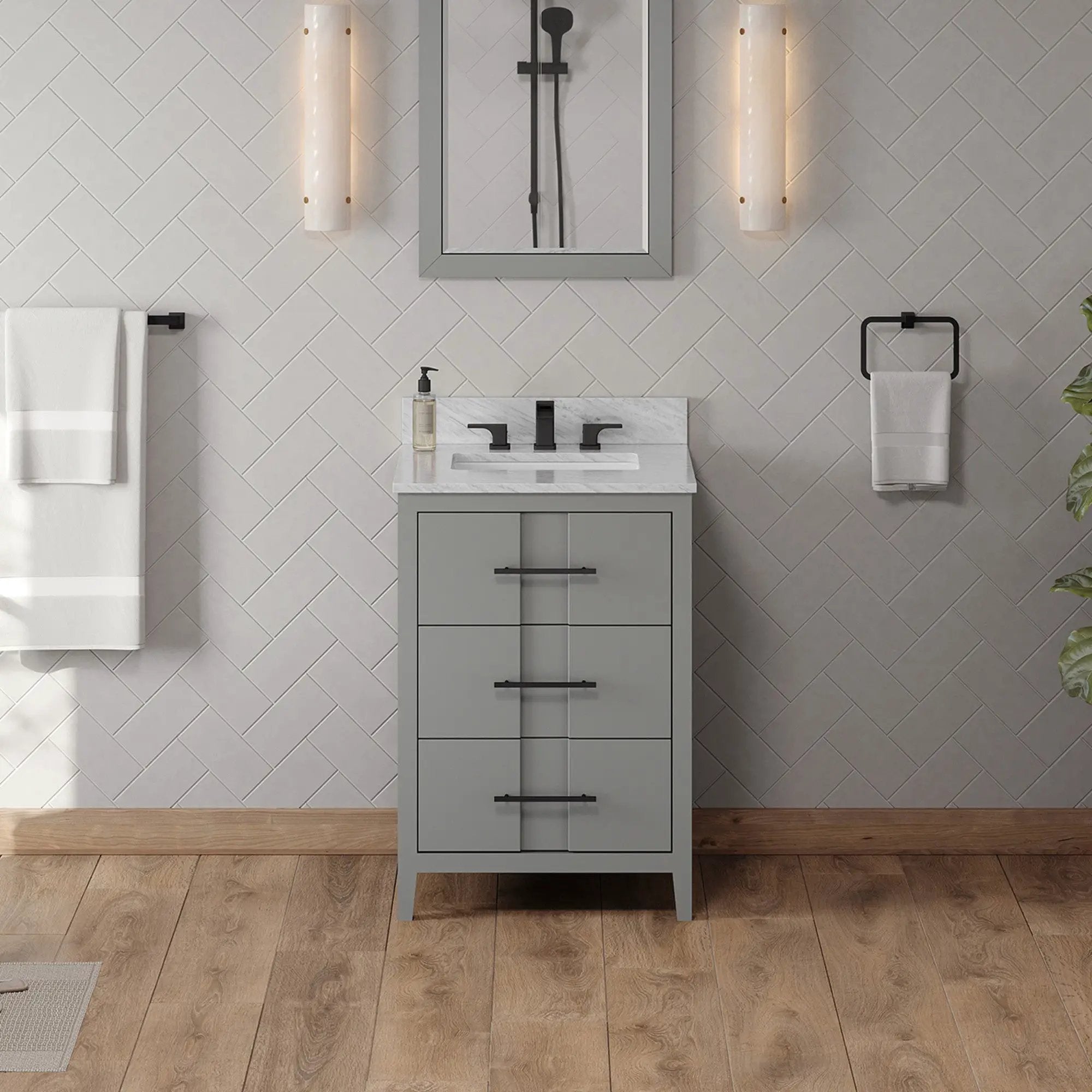 Jeffrey Alexander 24" Katara Vanity Set by Jeffrey Alexander