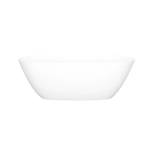 matte white bathtub