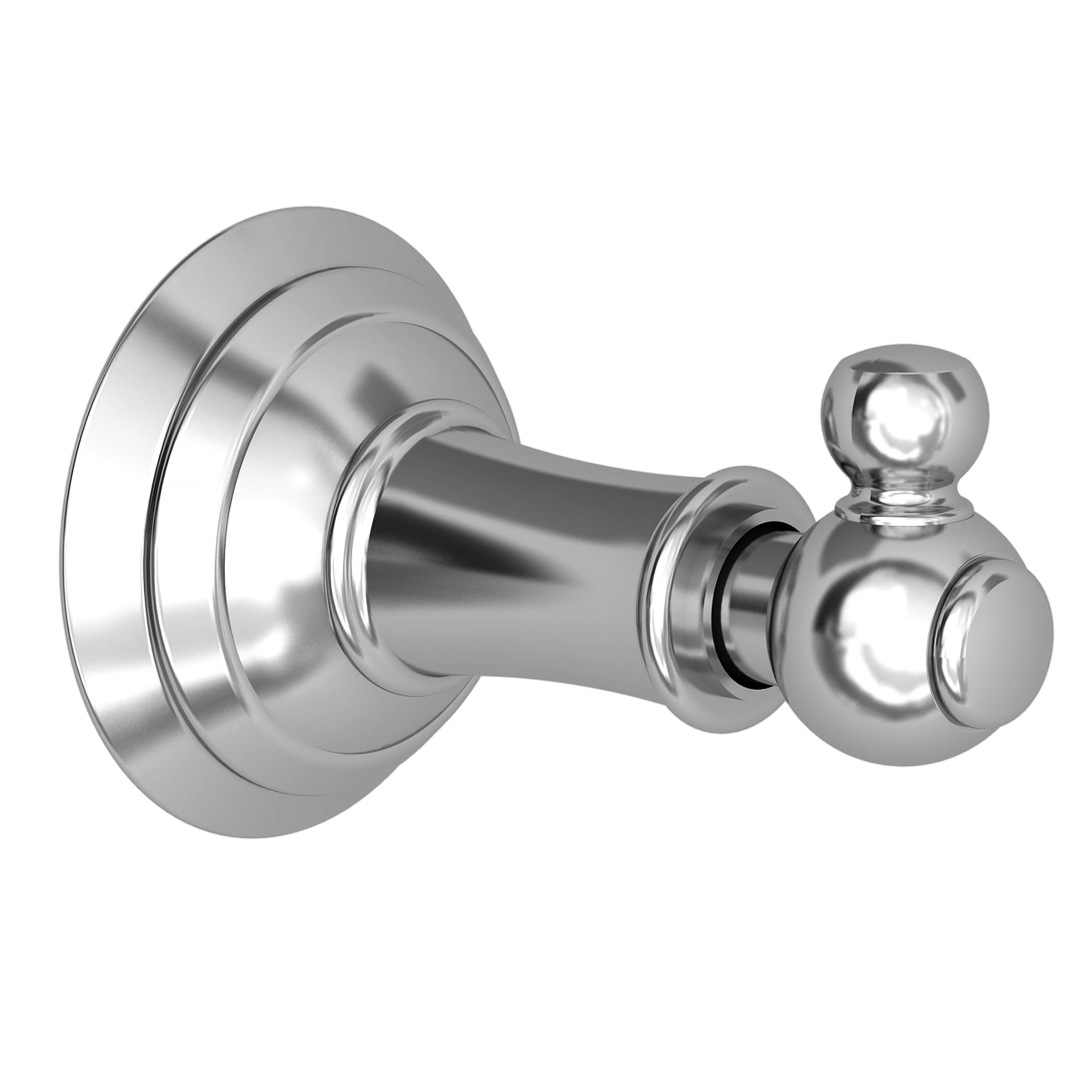 polished chrome robe hook