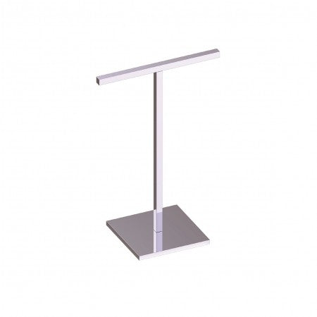 polished chrome towel holder