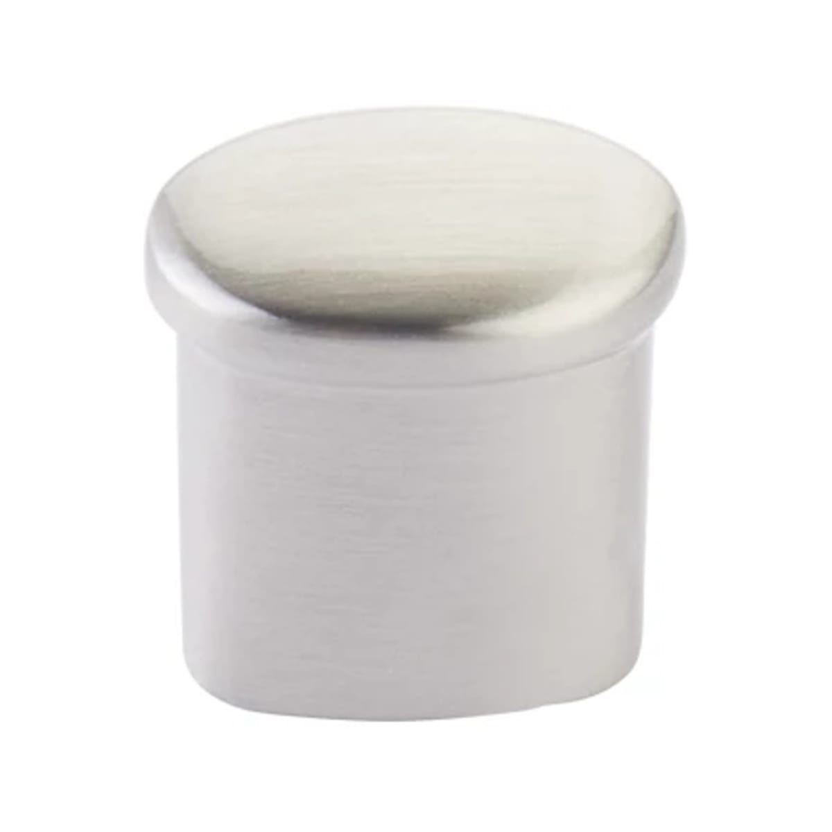 satin nickel cabinet button knob