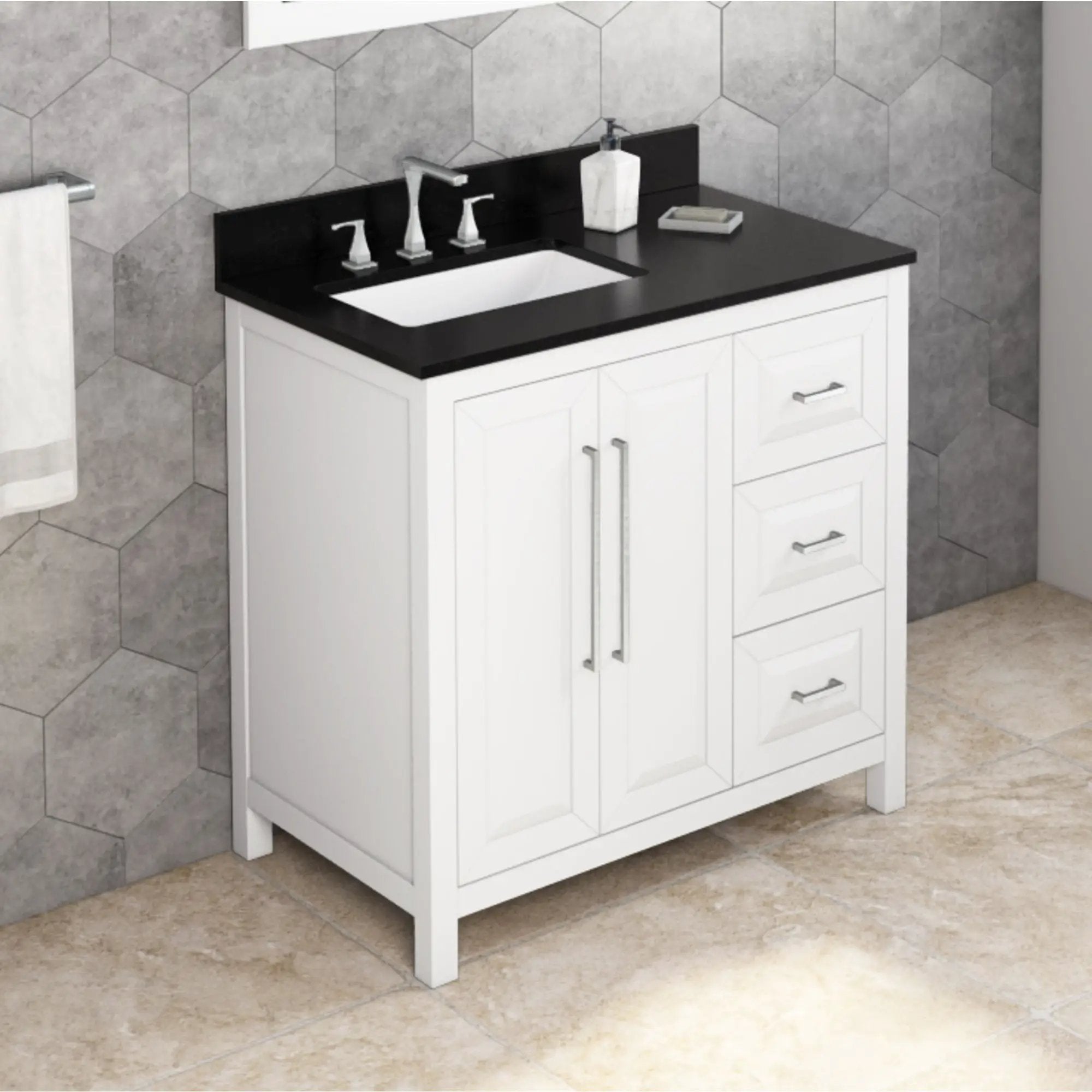 Jeffrey Alexander 36" Cade Vanity Set by Jeffrey Alexander