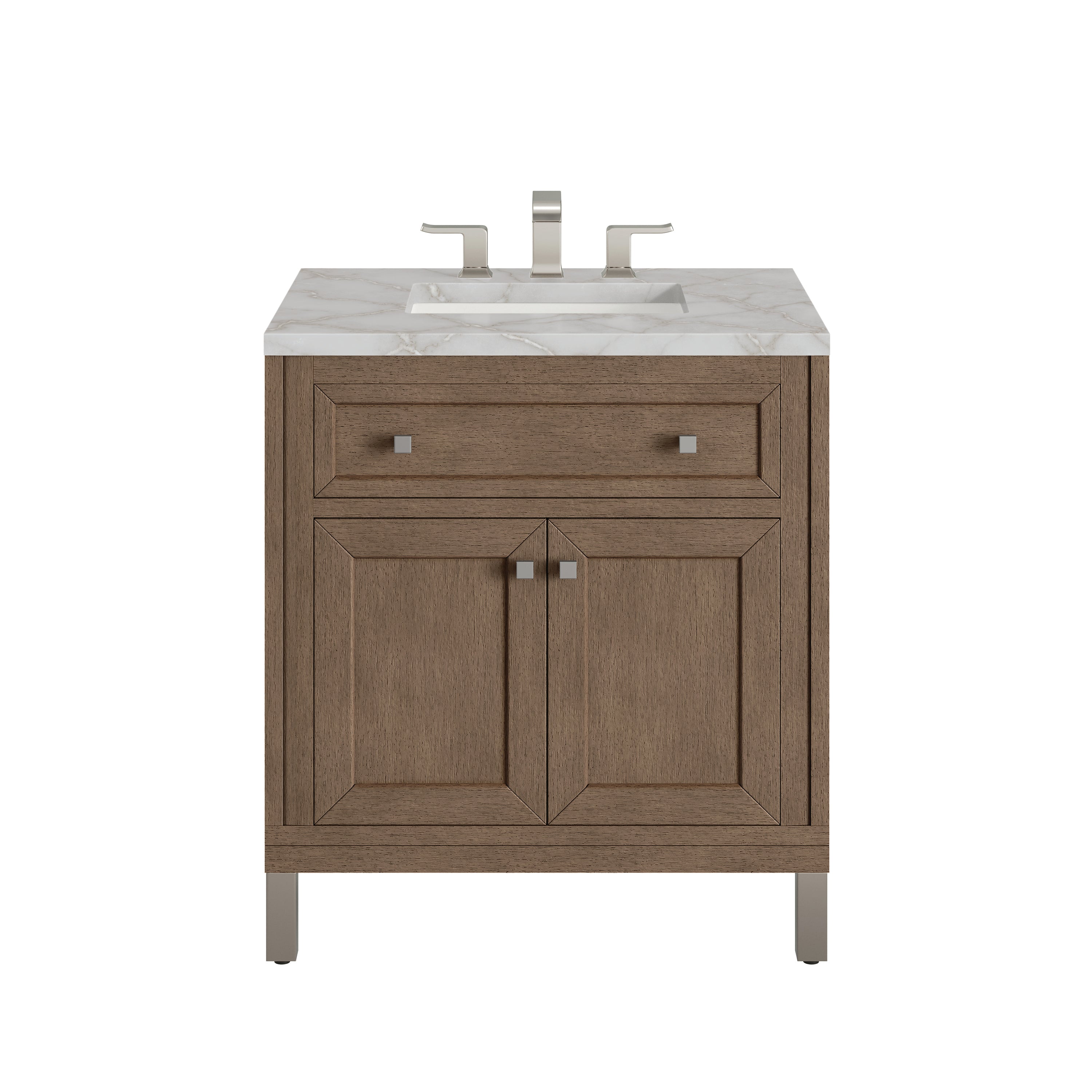 James Martin Vanities Chicago 30" Single Vanity - Whitewashed Walnut