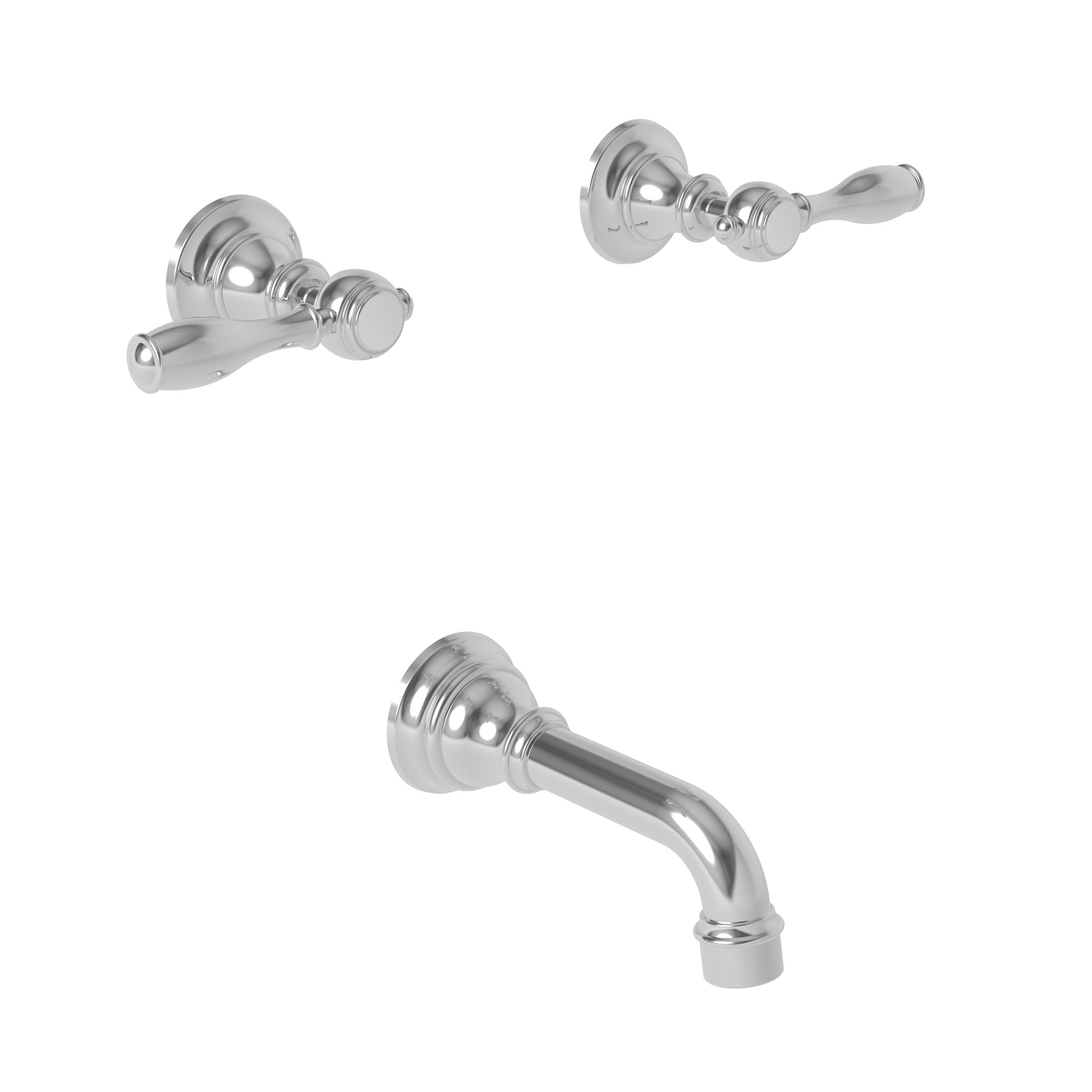 polished chrome tub faucet
