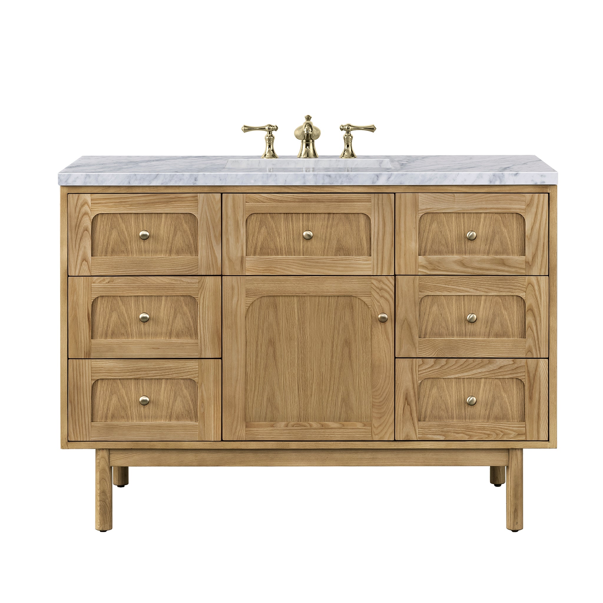 James Martin Vanities Laurent 48" Single Vanity - Light Natural Oak