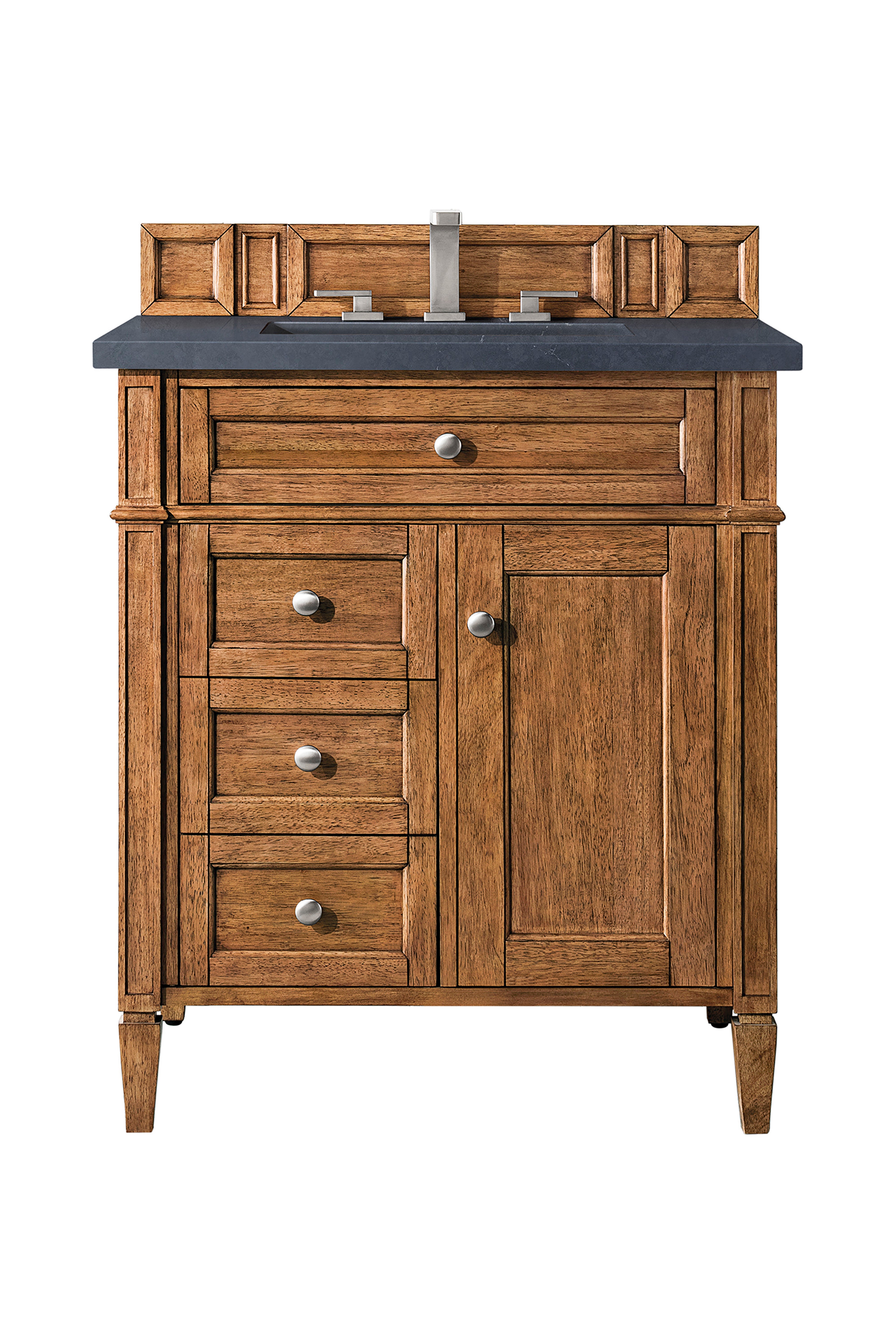 James Martin Vanities Brittany 30" Single Vanity - Saddle Brown