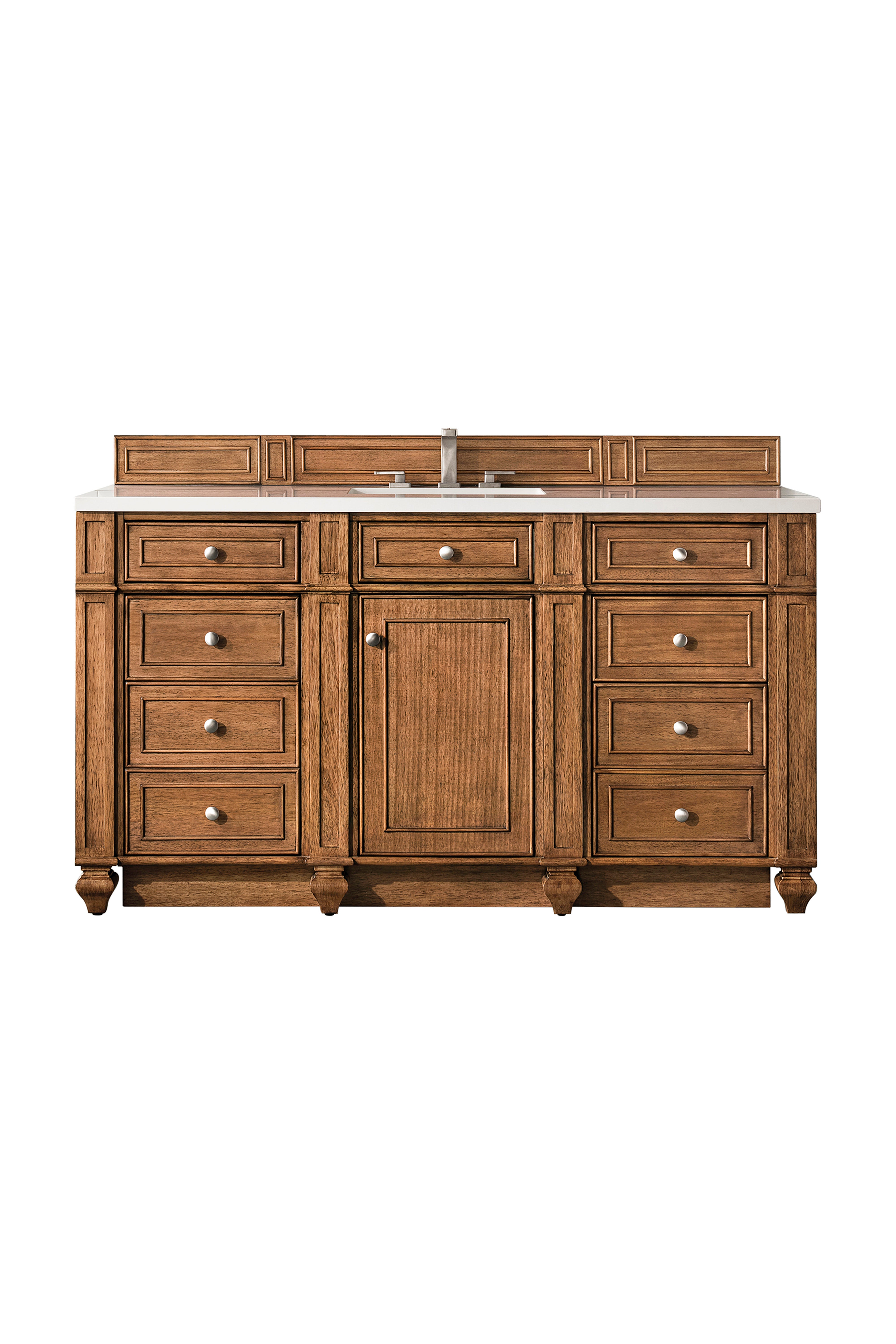 James Martin Vanities Bristol 60" Single Vanity - Saddle Brown