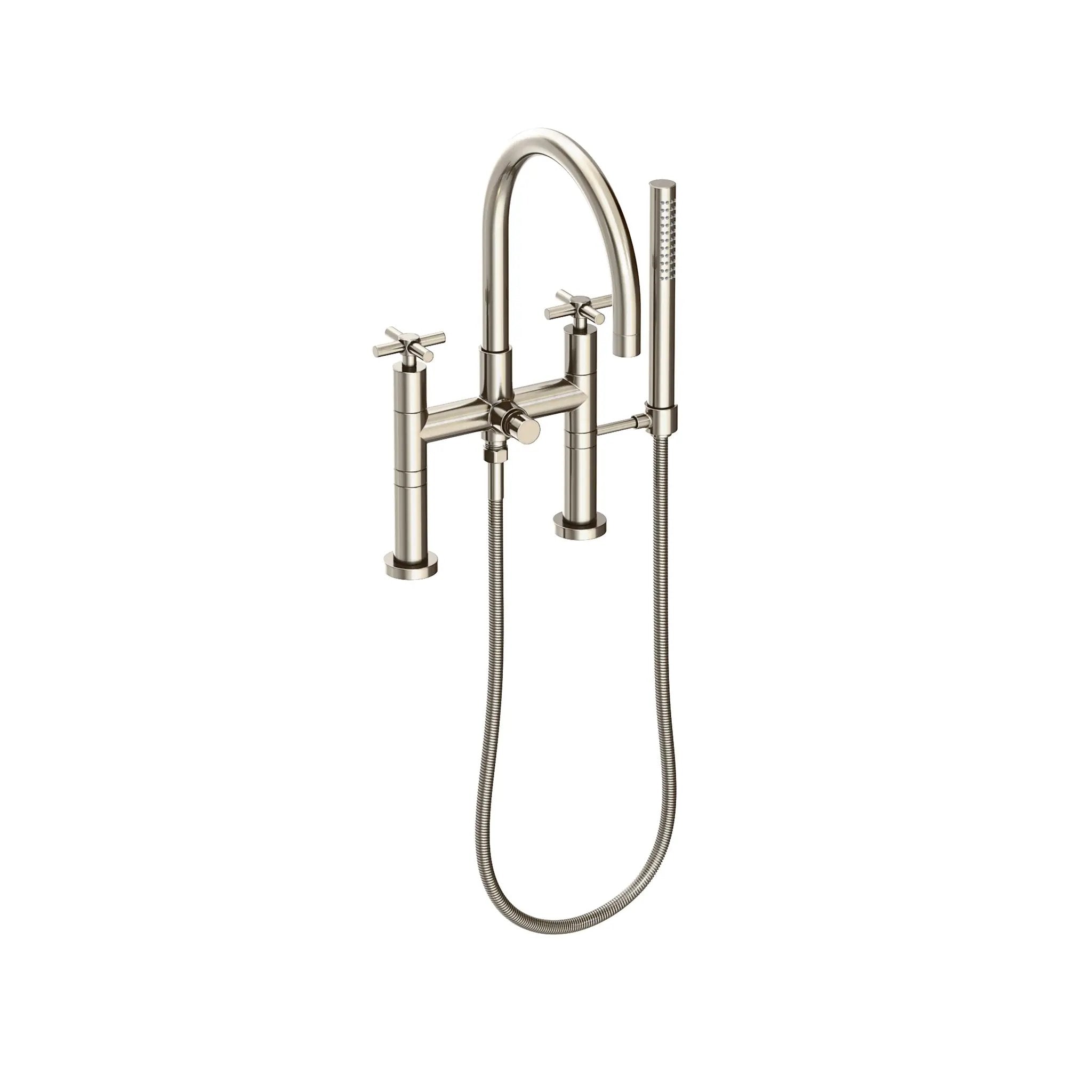 Newport Brass East Linear Exposed Tub & Hand Shower Set - Deck Mount by Newport Brass