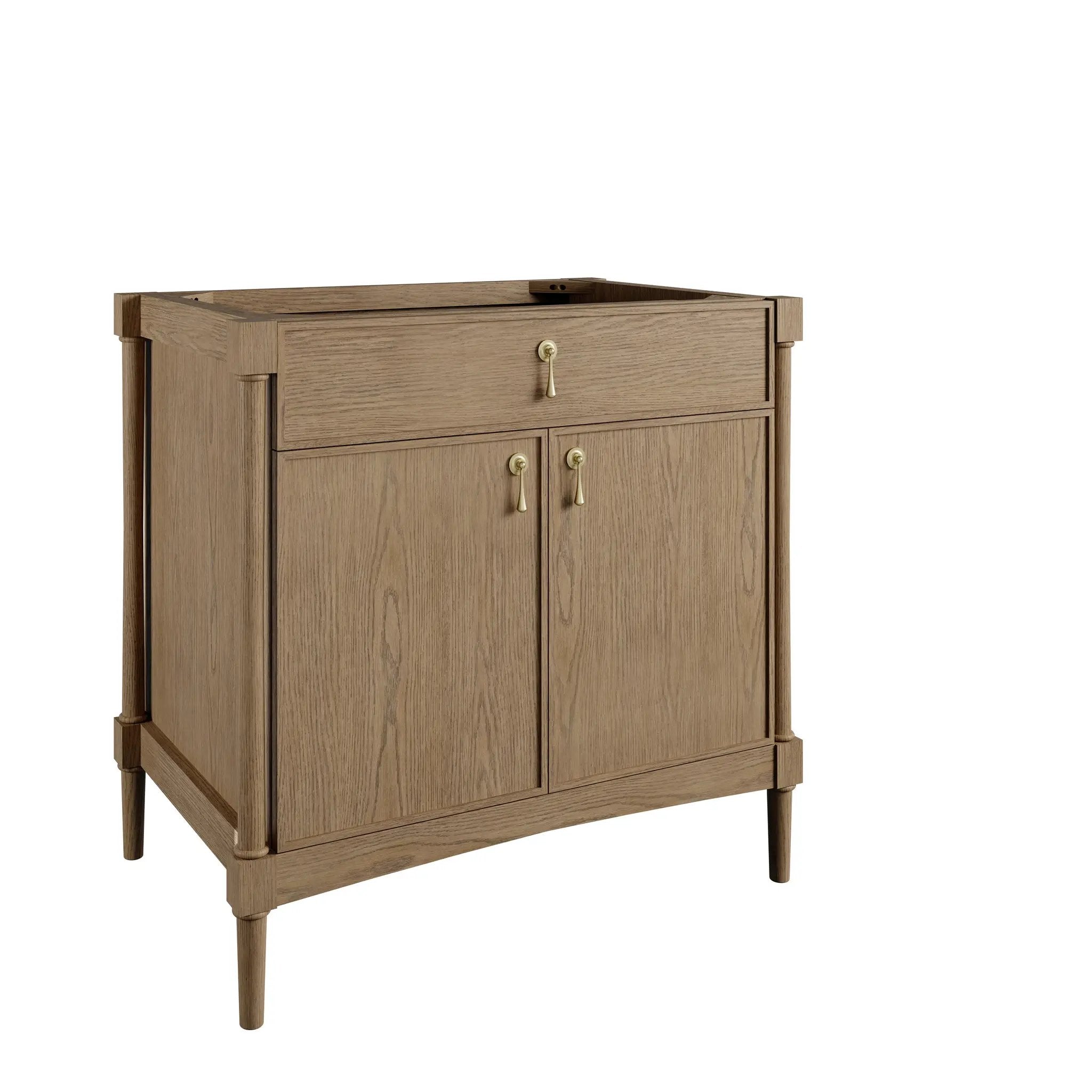weathered oak vanity