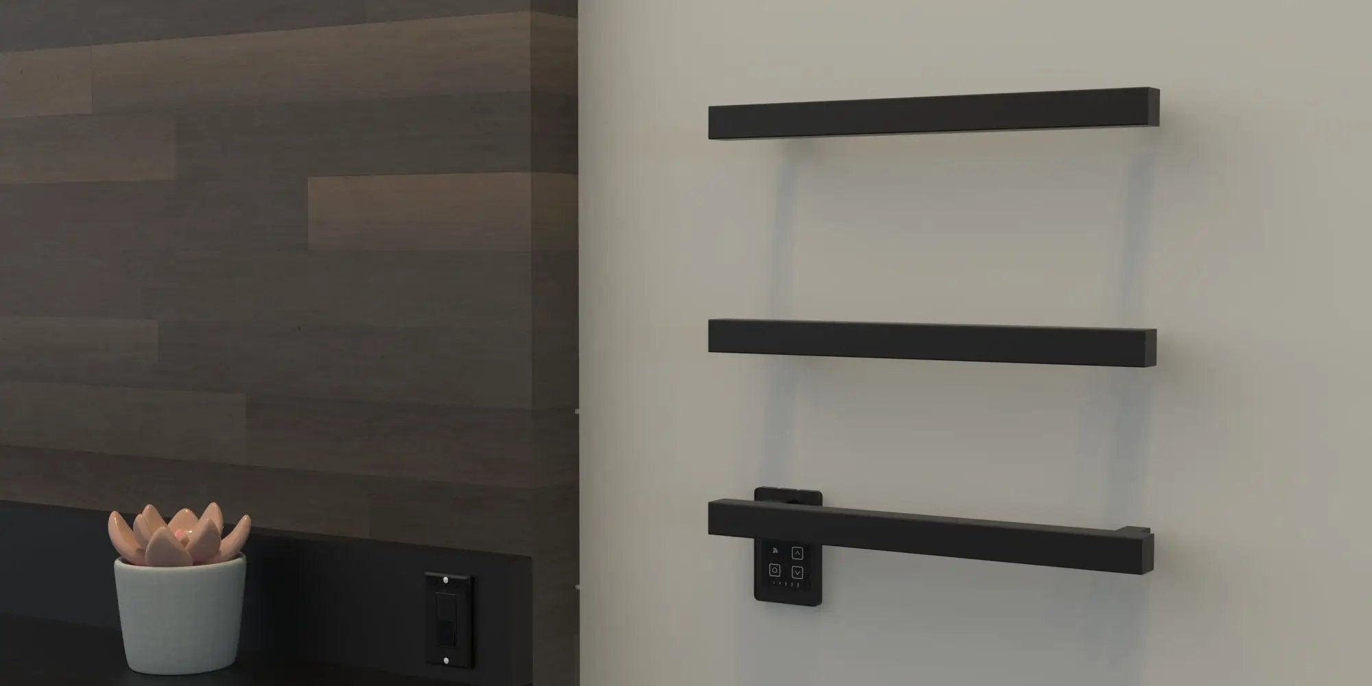matte black towel warmers