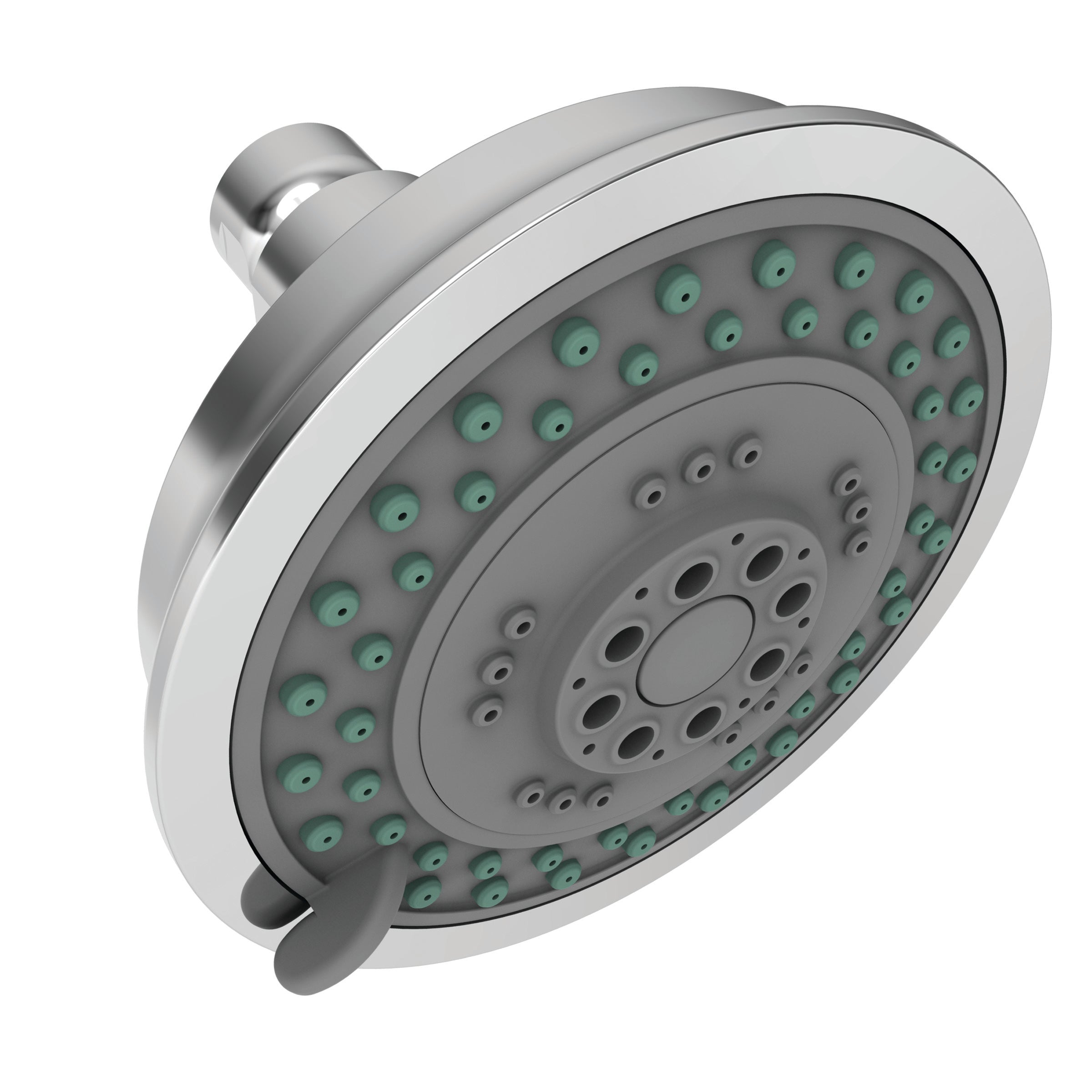 polished chrome showerhead