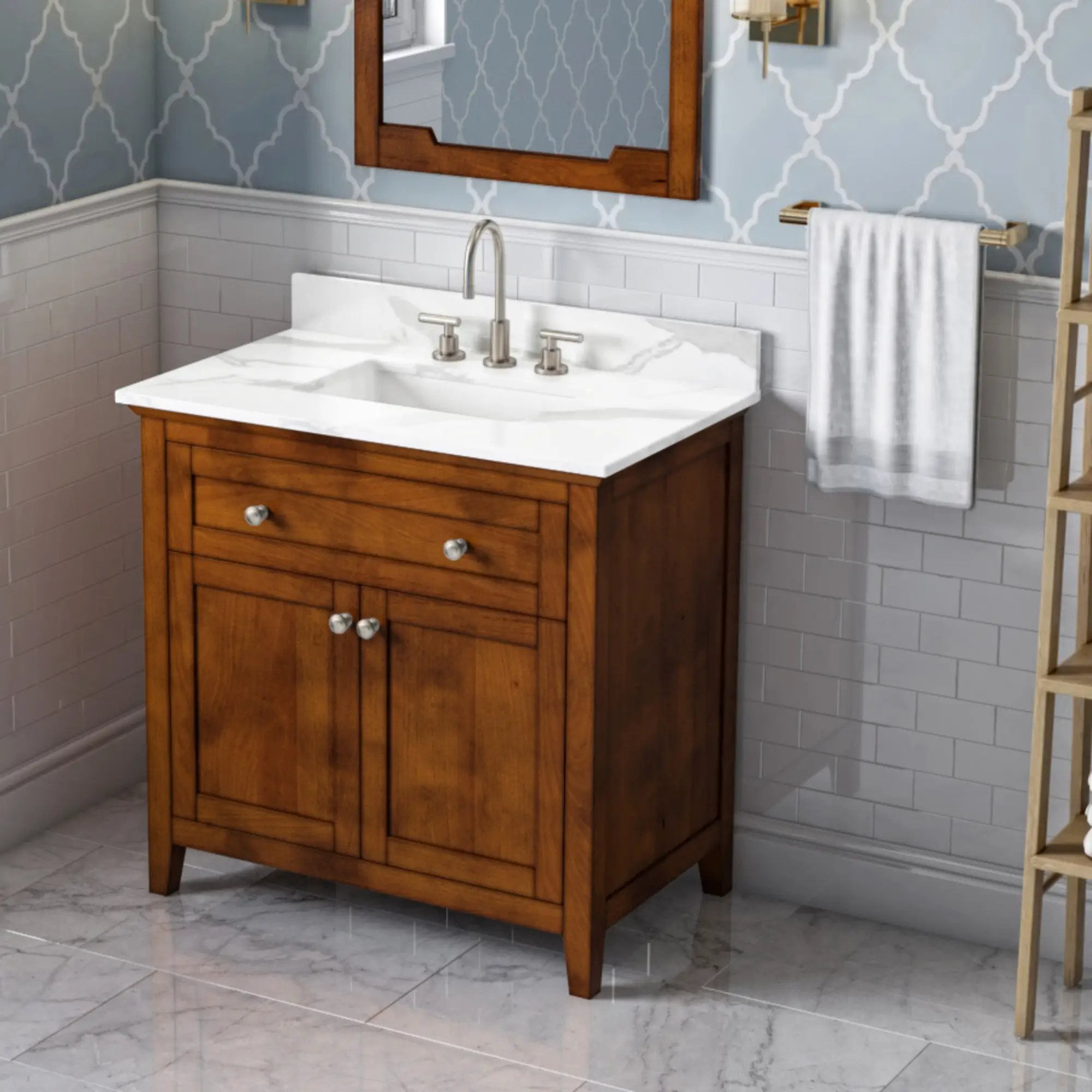 Jeffrey Alexander 36" Chatham Vanity Set by Jeffrey Alexander