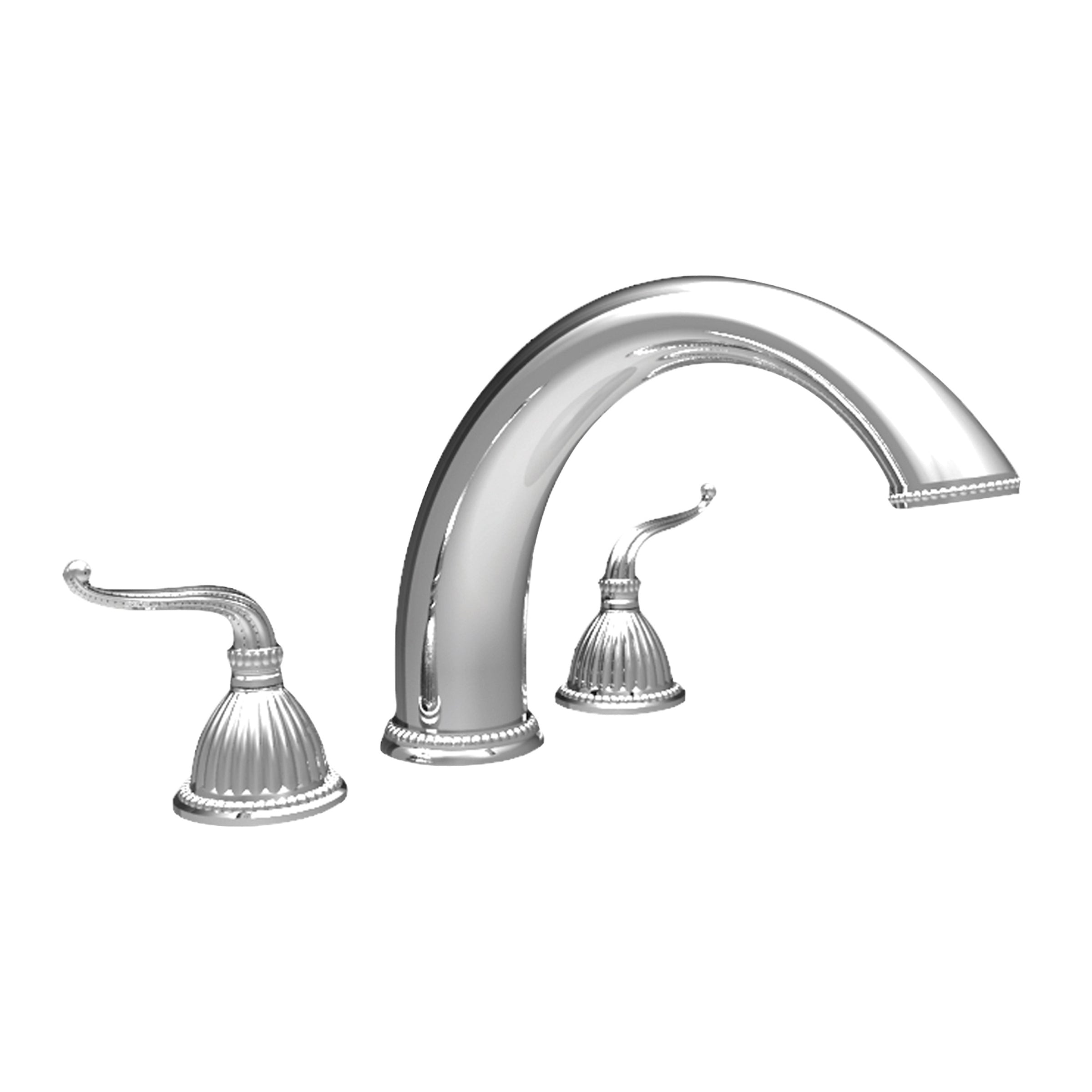 polished chrome tub faucet