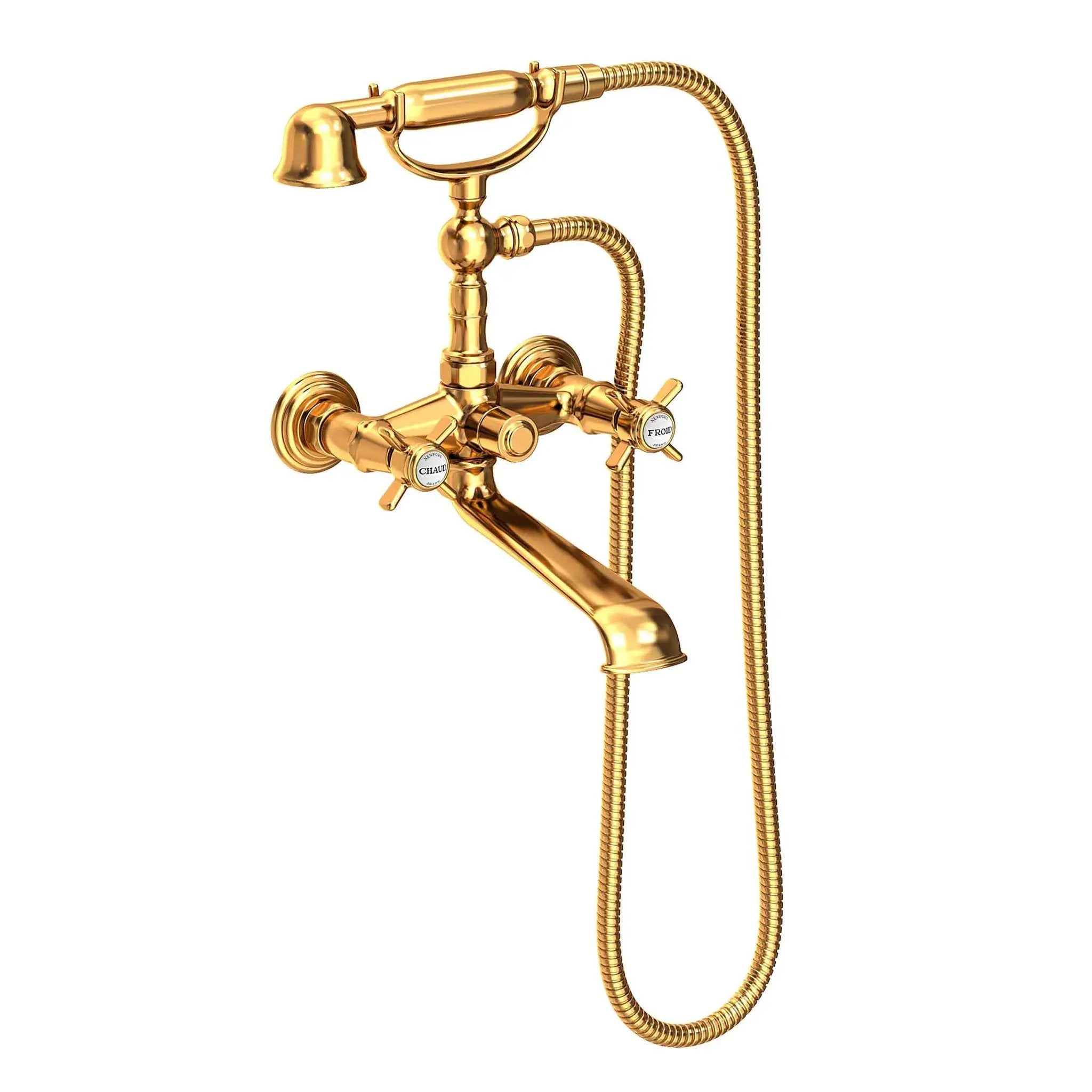 Newport Brass Fairfield Exposed Tub & Hand Shower Set - Wall Mount by Newport Brass