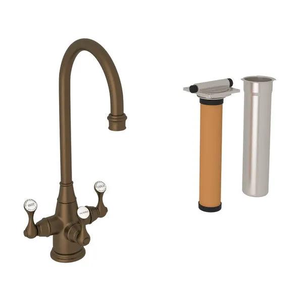 Rohl Georgian Era Three Handle Bar/Food Prep Filter Kitchen Faucet Kit by Rohl
