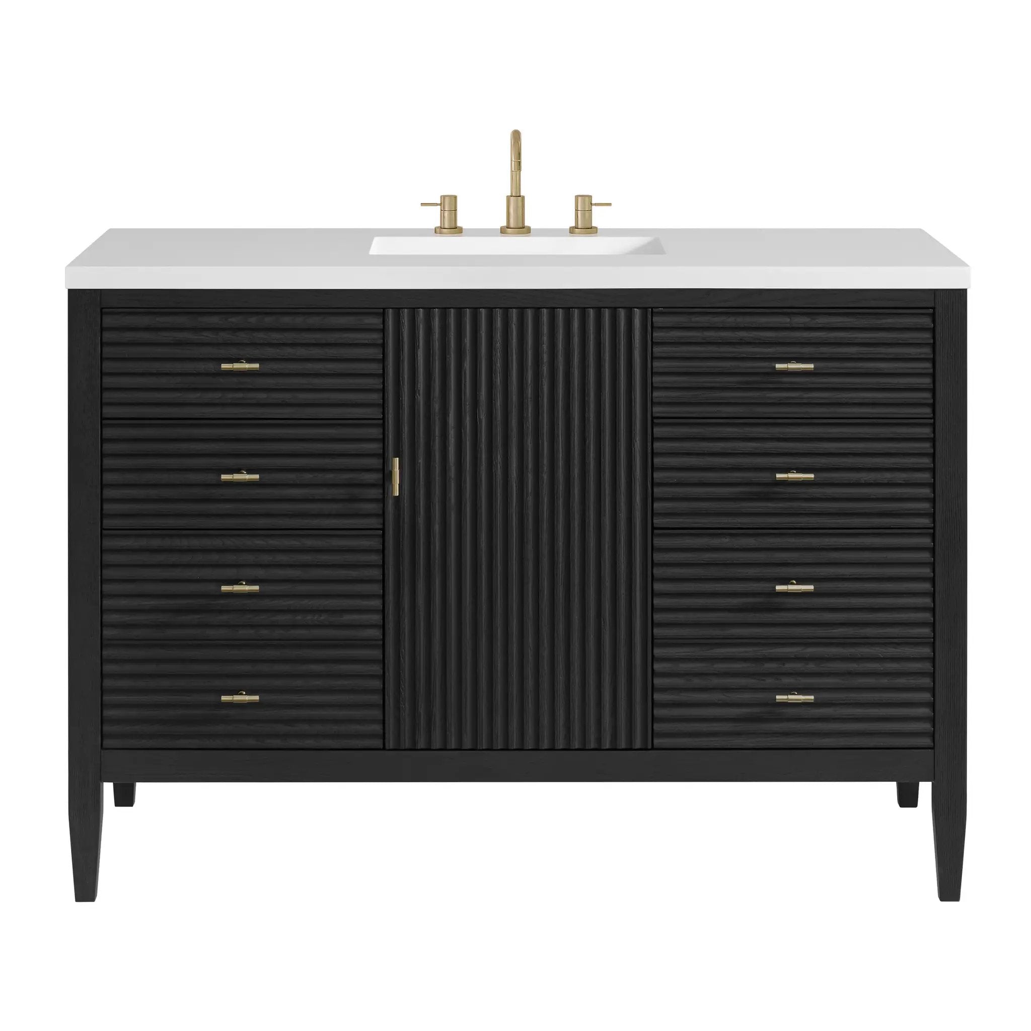 carbon oak vanity