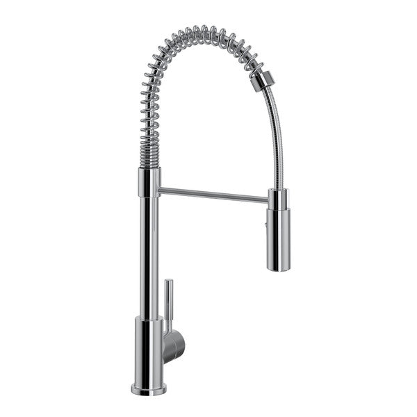 polished chrome kitchen faucet