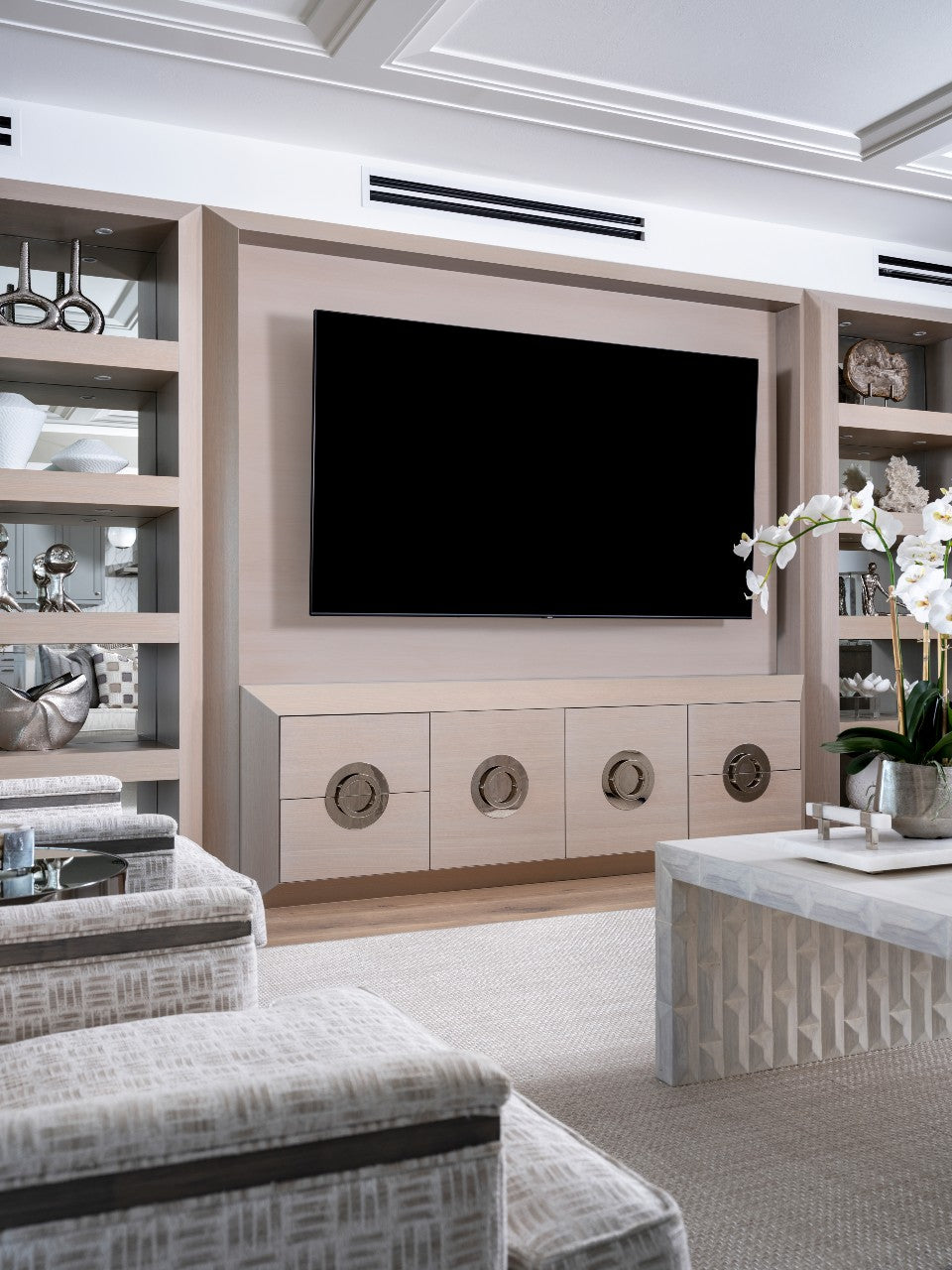 polished nickel pull