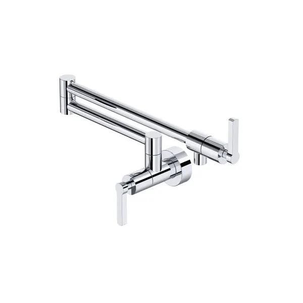 polished chrome pot filler