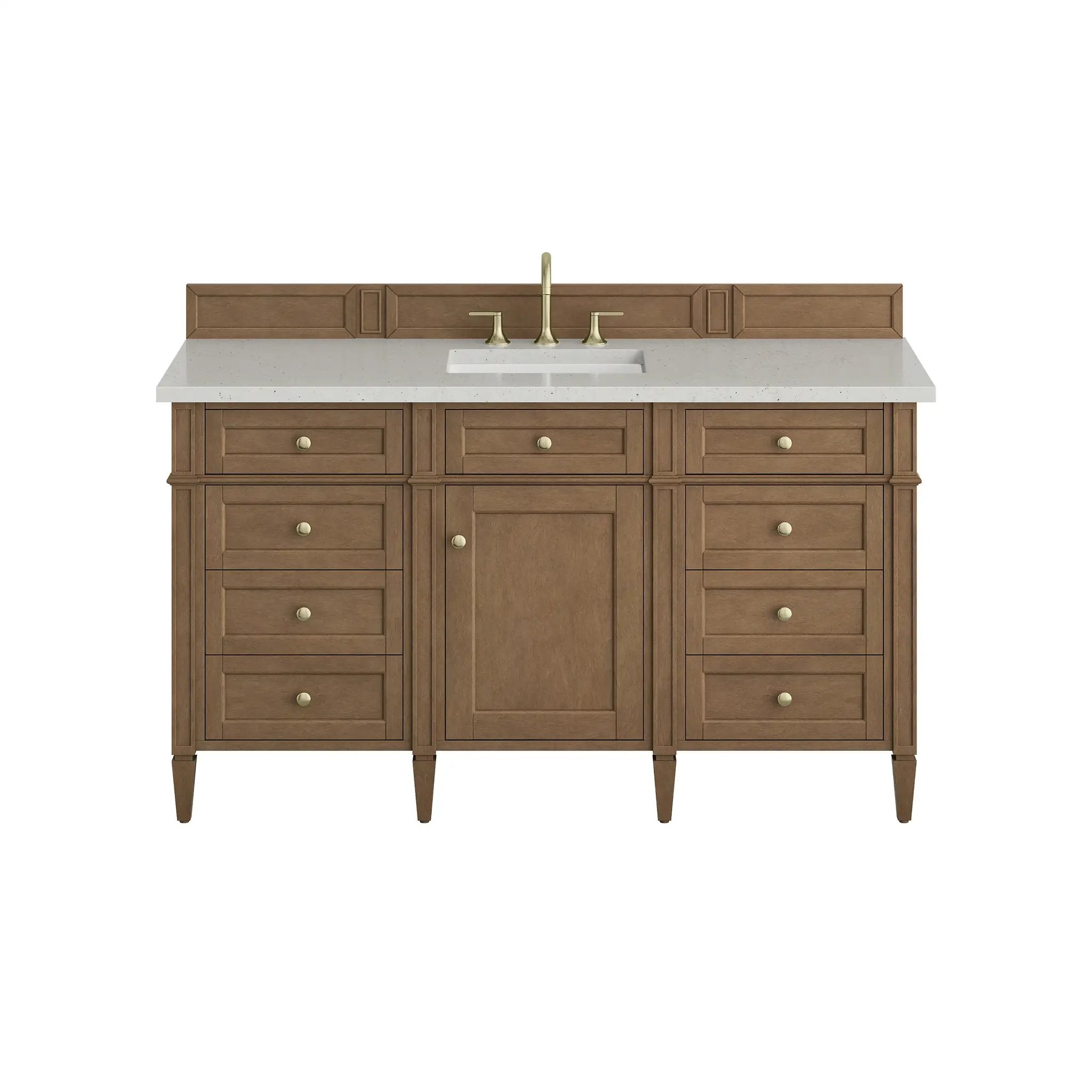 James Martin Brittany 60" Single Vanity Set - Pecan by James Martin Vanities