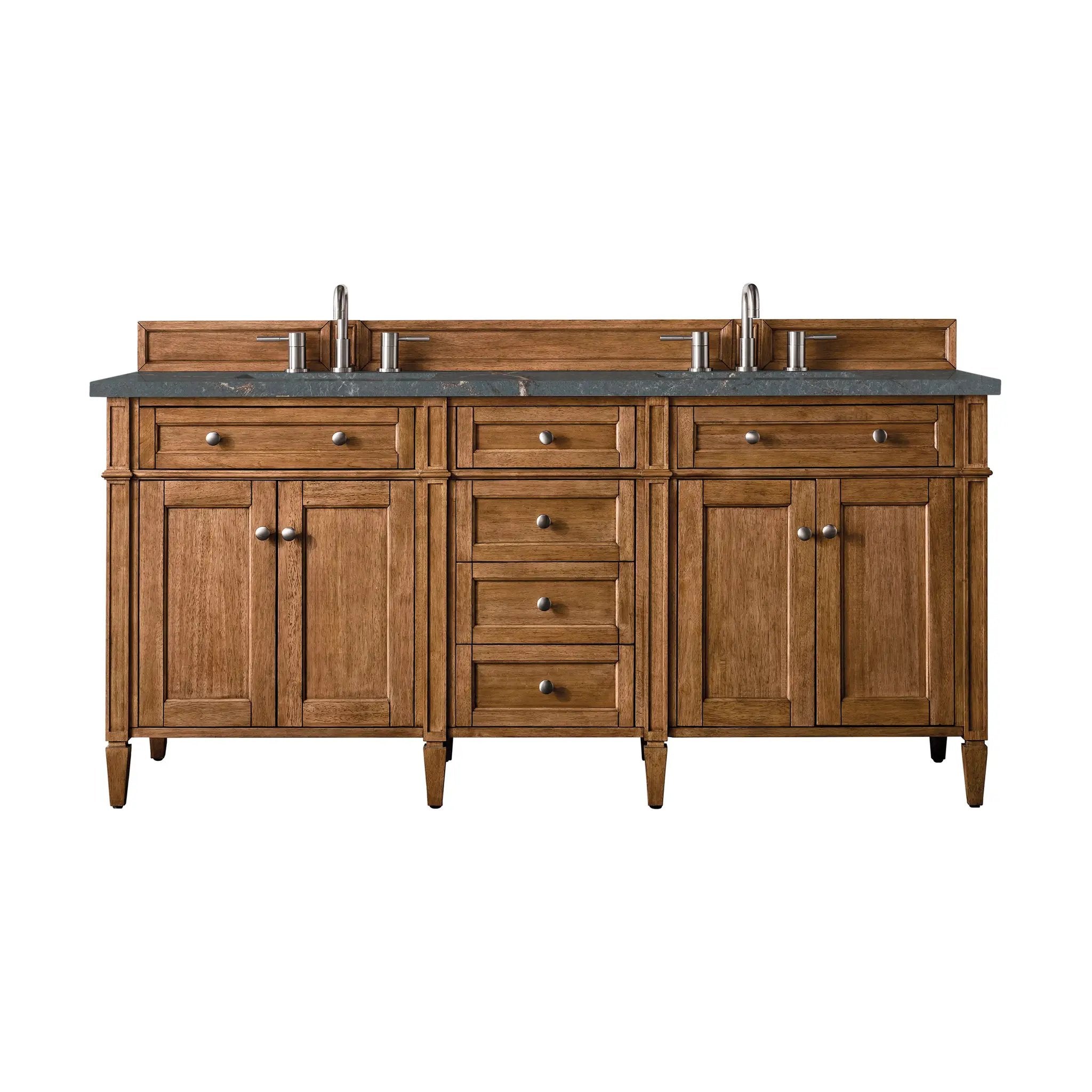 James Martin Brittany 72" Double Vanity Set - Saddle Brown by James Martin Vanities