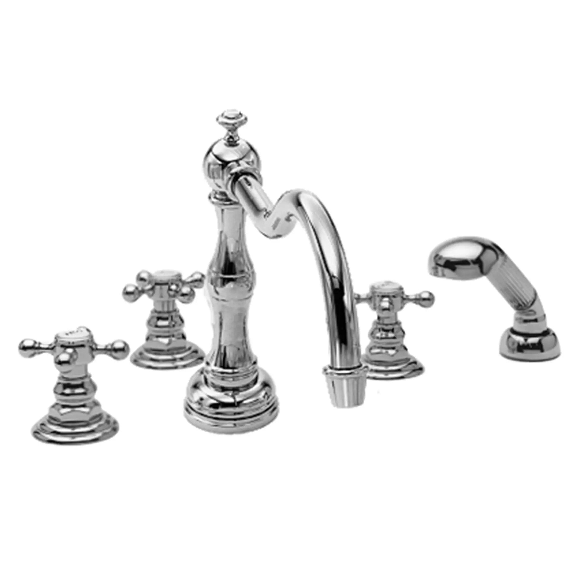 polished chrome tub faucet
