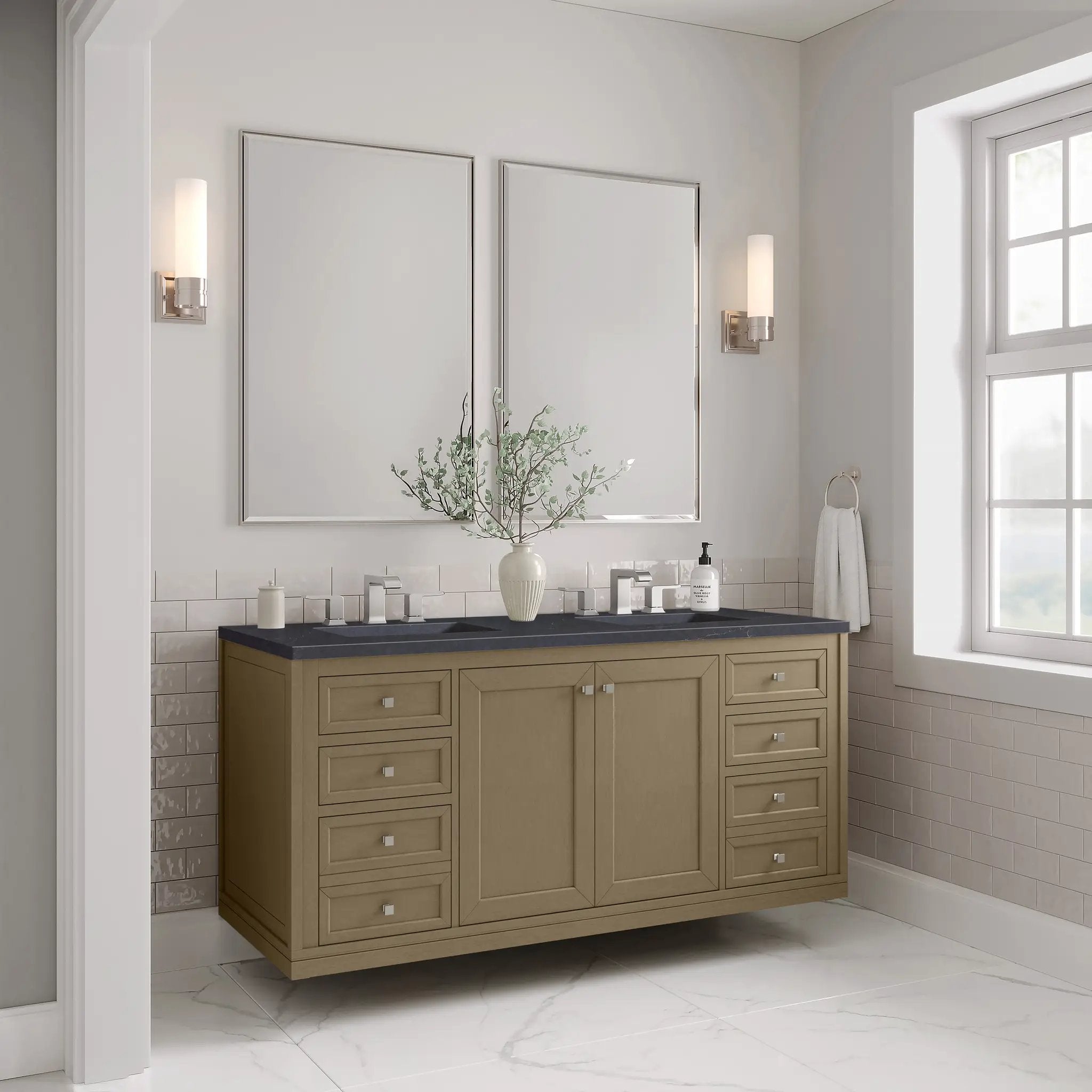 walnut whisper vanity
