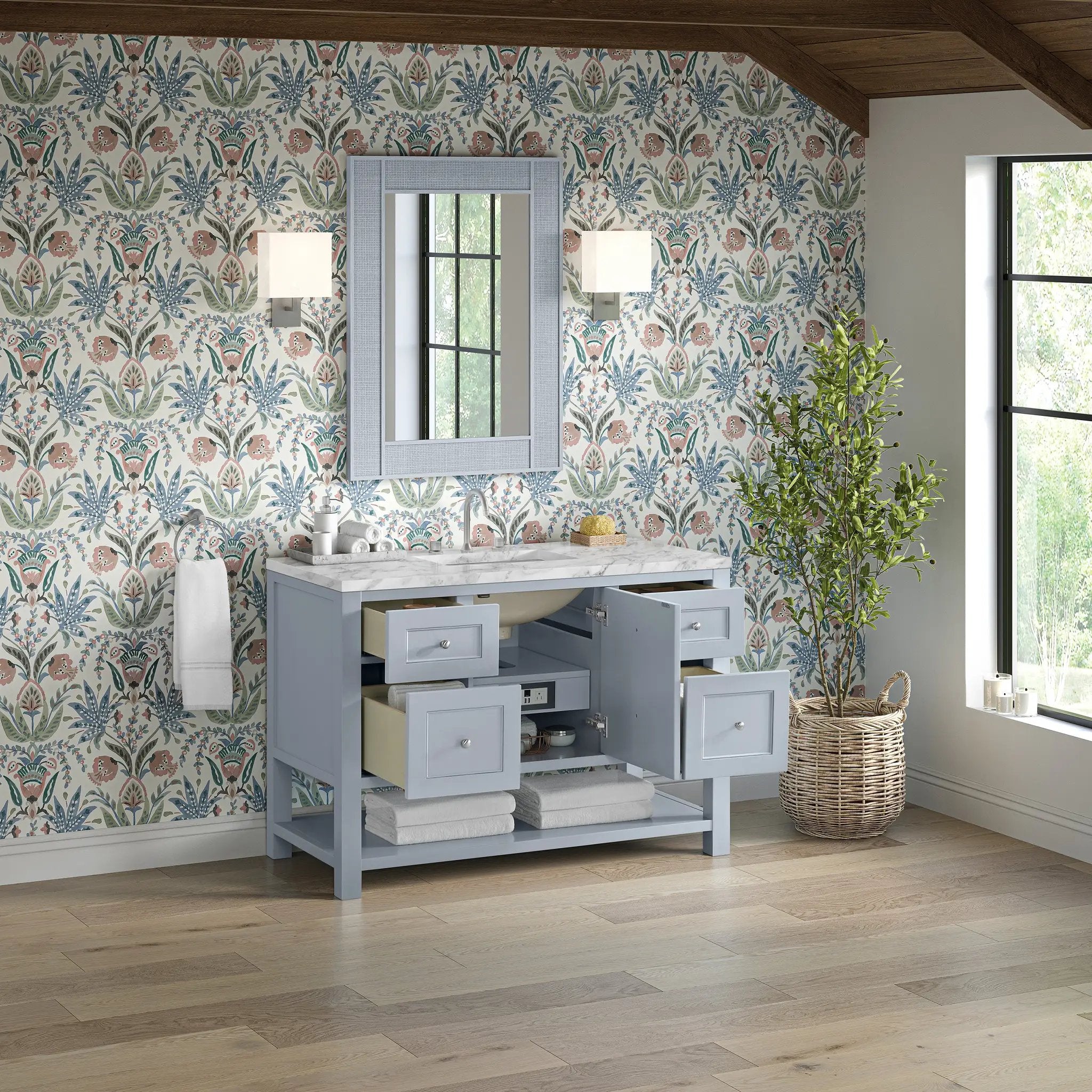 serenity blue vanity