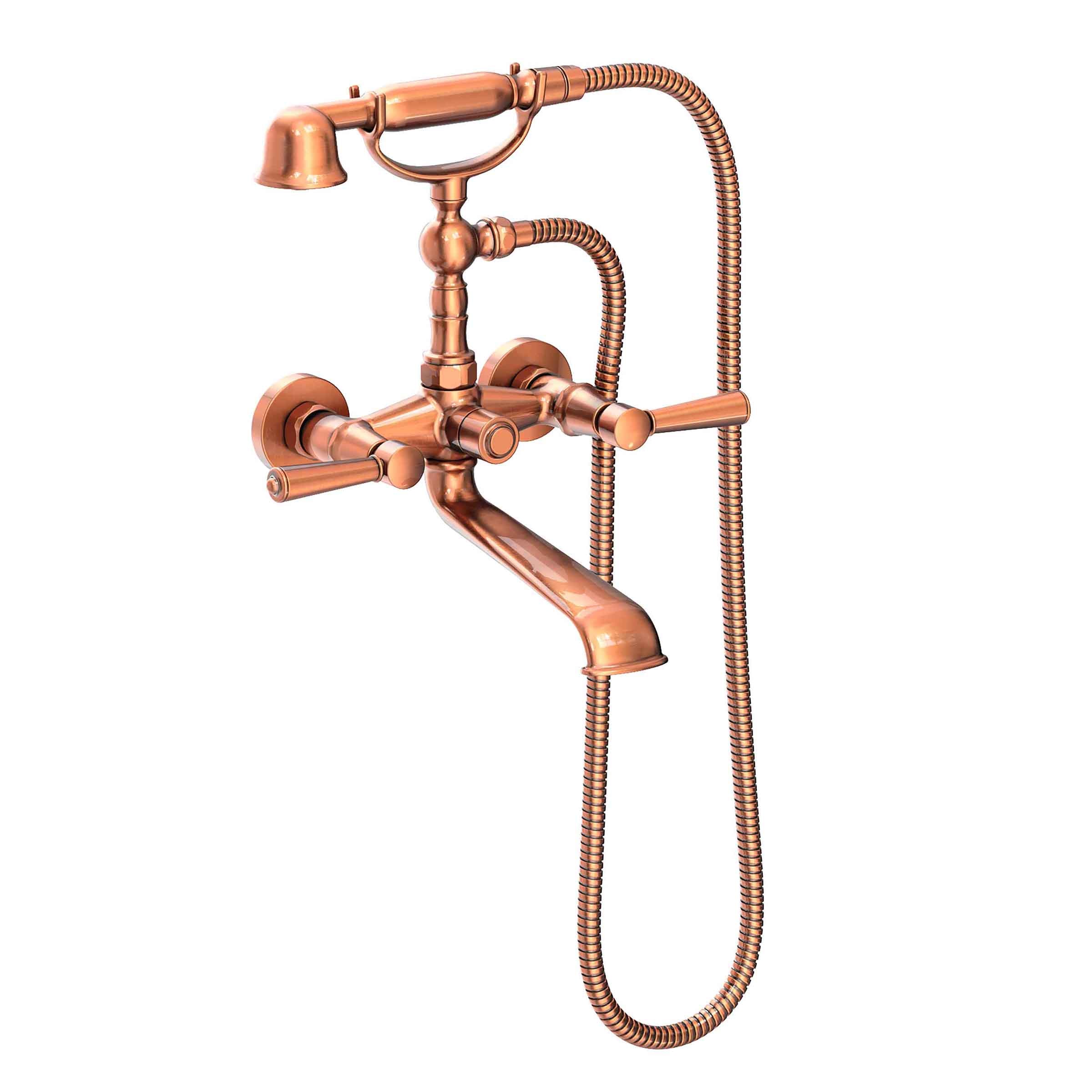 Newport Brass Metropole Exposed Tub & Hand Shower Set - Wall Mount