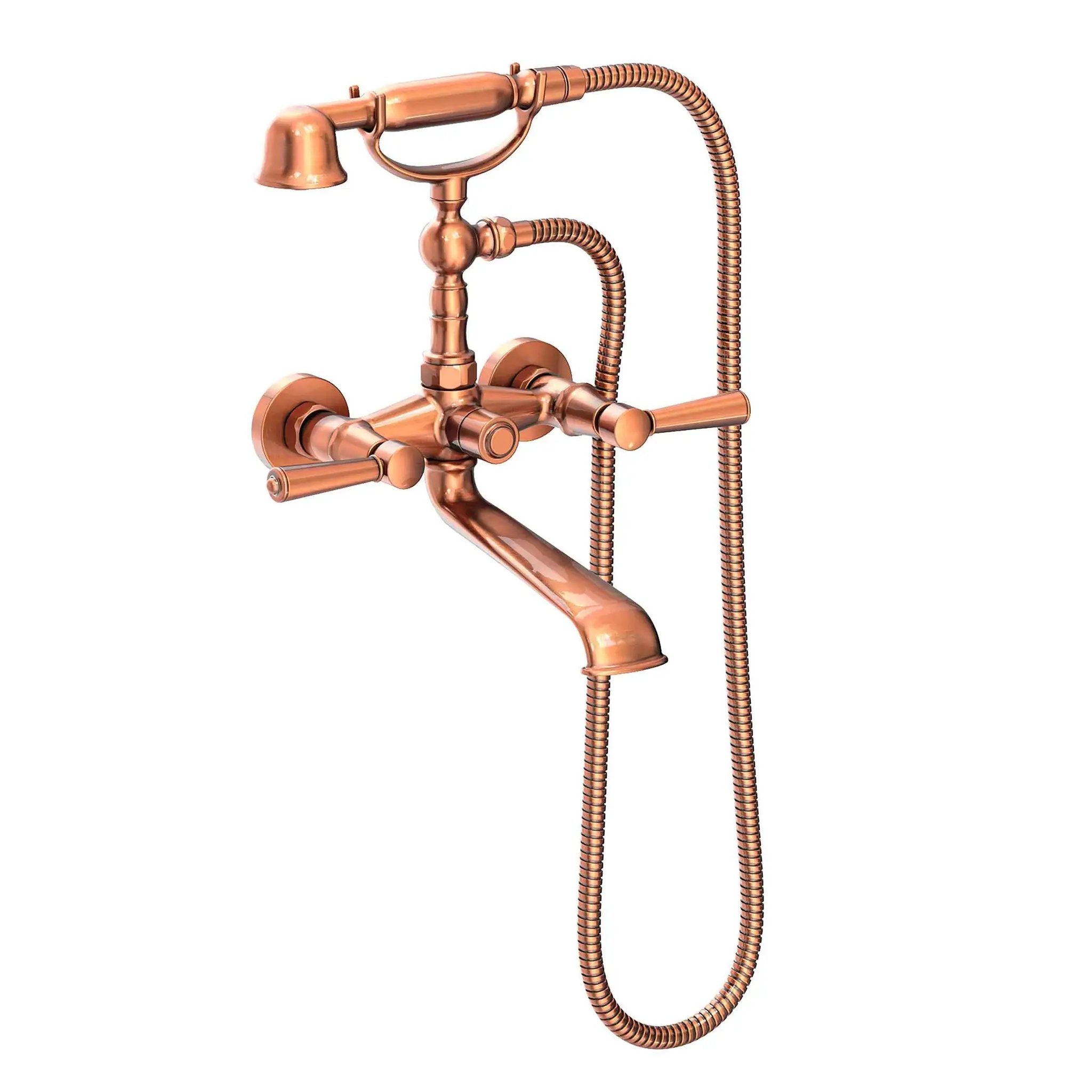 Newport Brass Metropole Exposed Tub & Hand Shower Set - Wall Mount by Newport Brass