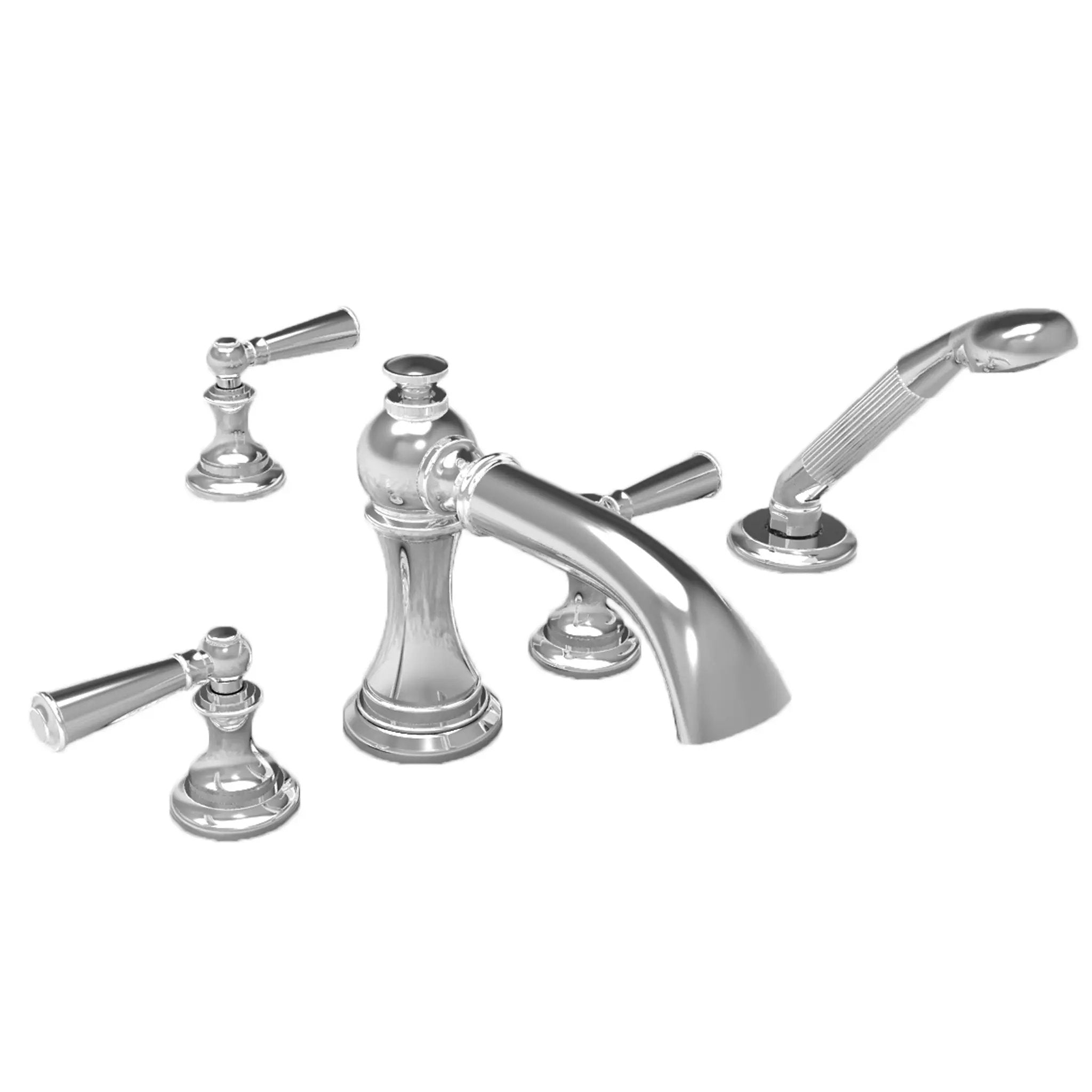 polished chrome tub faucet