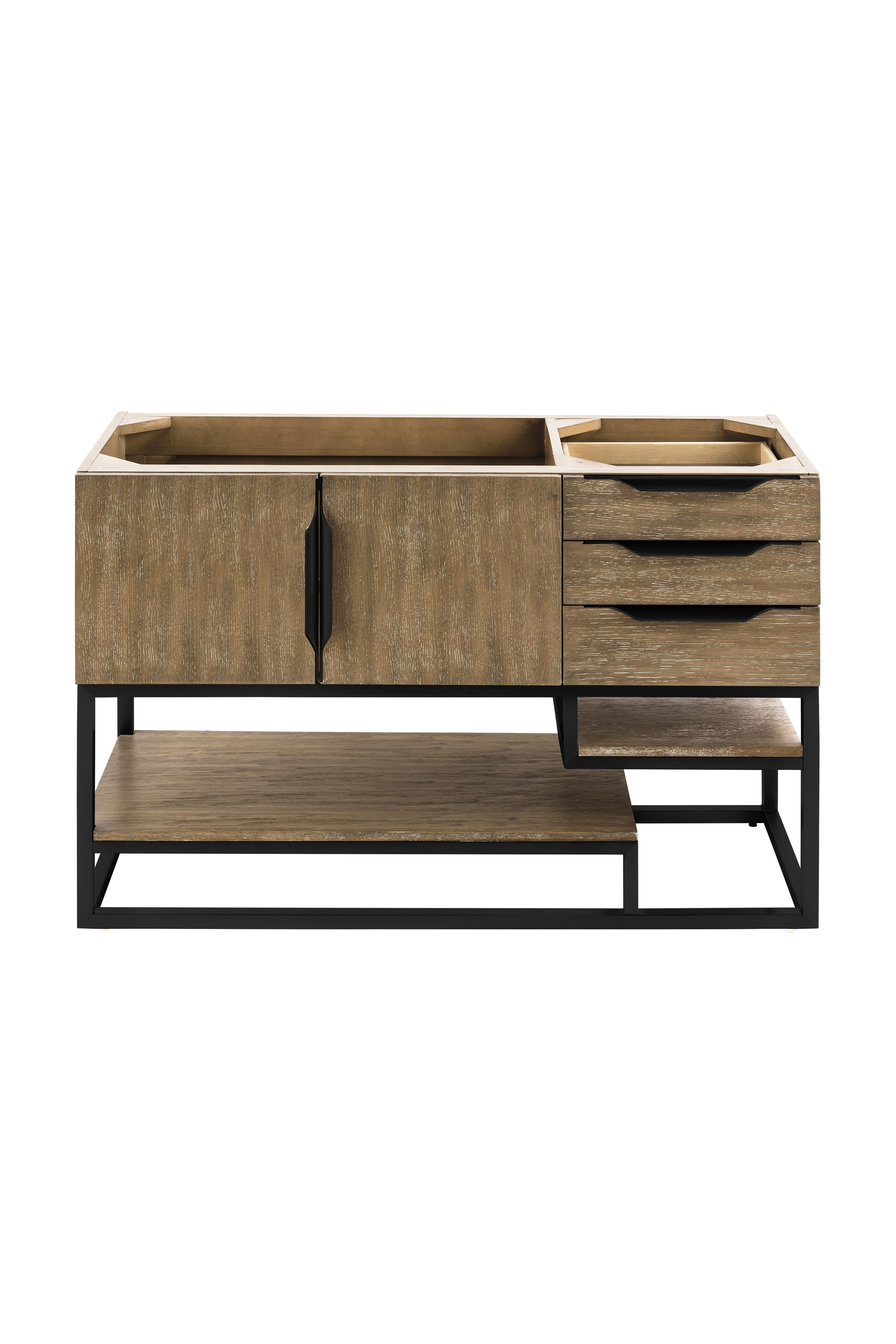 James Martin Vanities Columbia 48" Single Vanity Cabinet With Matte Black Base