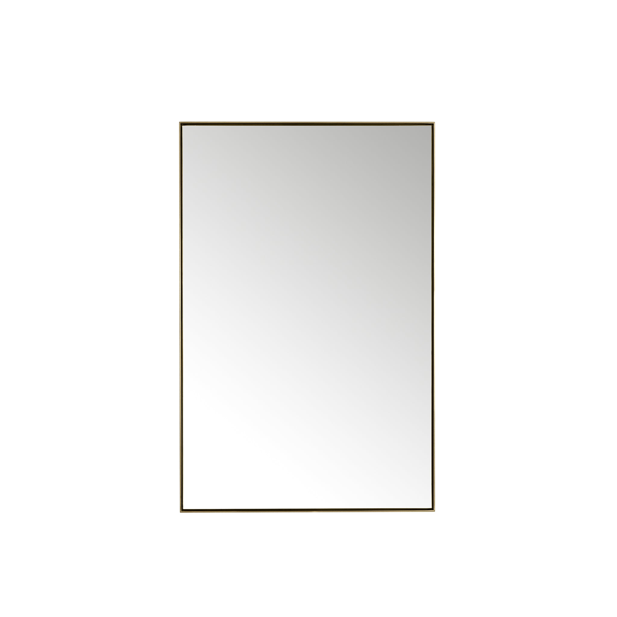 champagne brass mirror