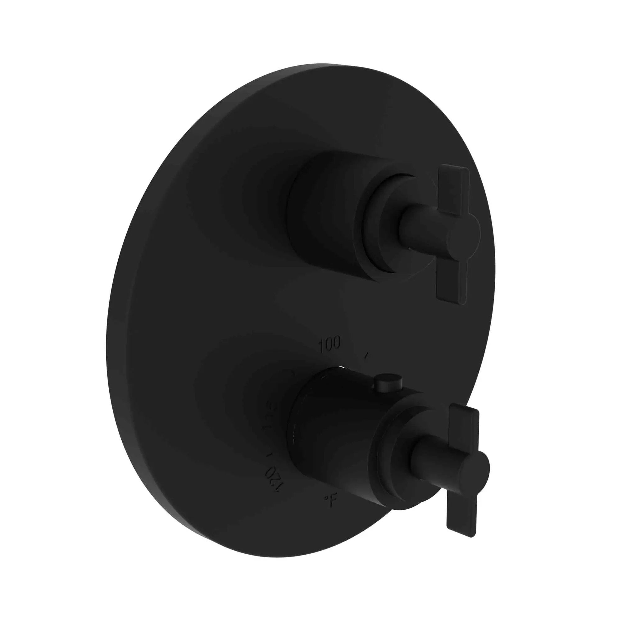 Newport Brass Tolmin 1/2" Round Thermostatic Trim Plate with Handle by Newport Brass