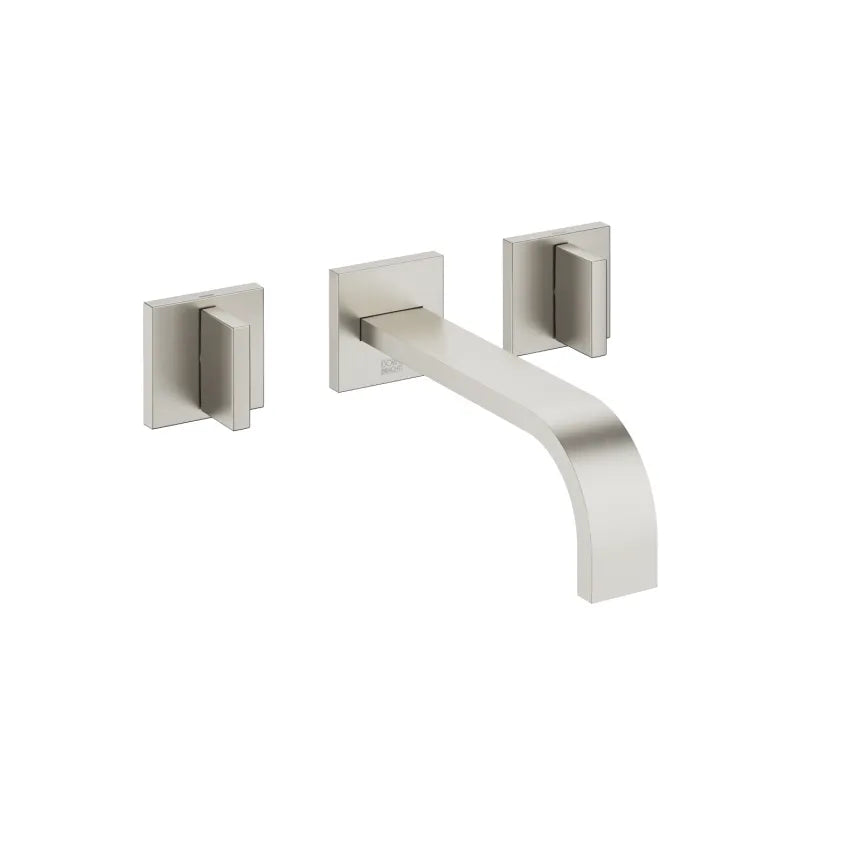 Dornbracht Mem Wall-Mounted Three-Hole Lavatory Mixer without Drain