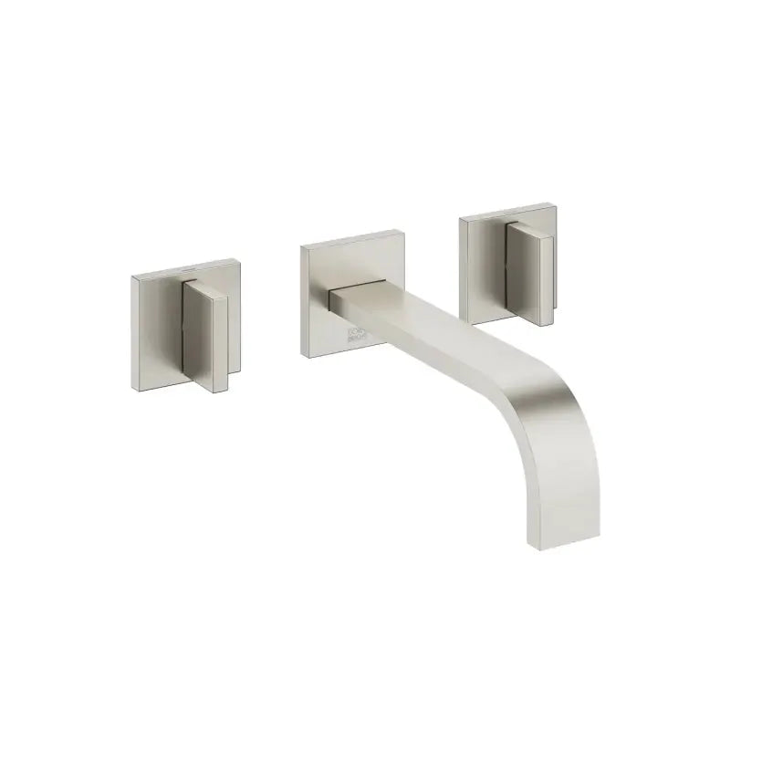 Dornbracht Mem Wall-Mounted Three-Hole Lavatory Mixer without Drain by Dornbracht